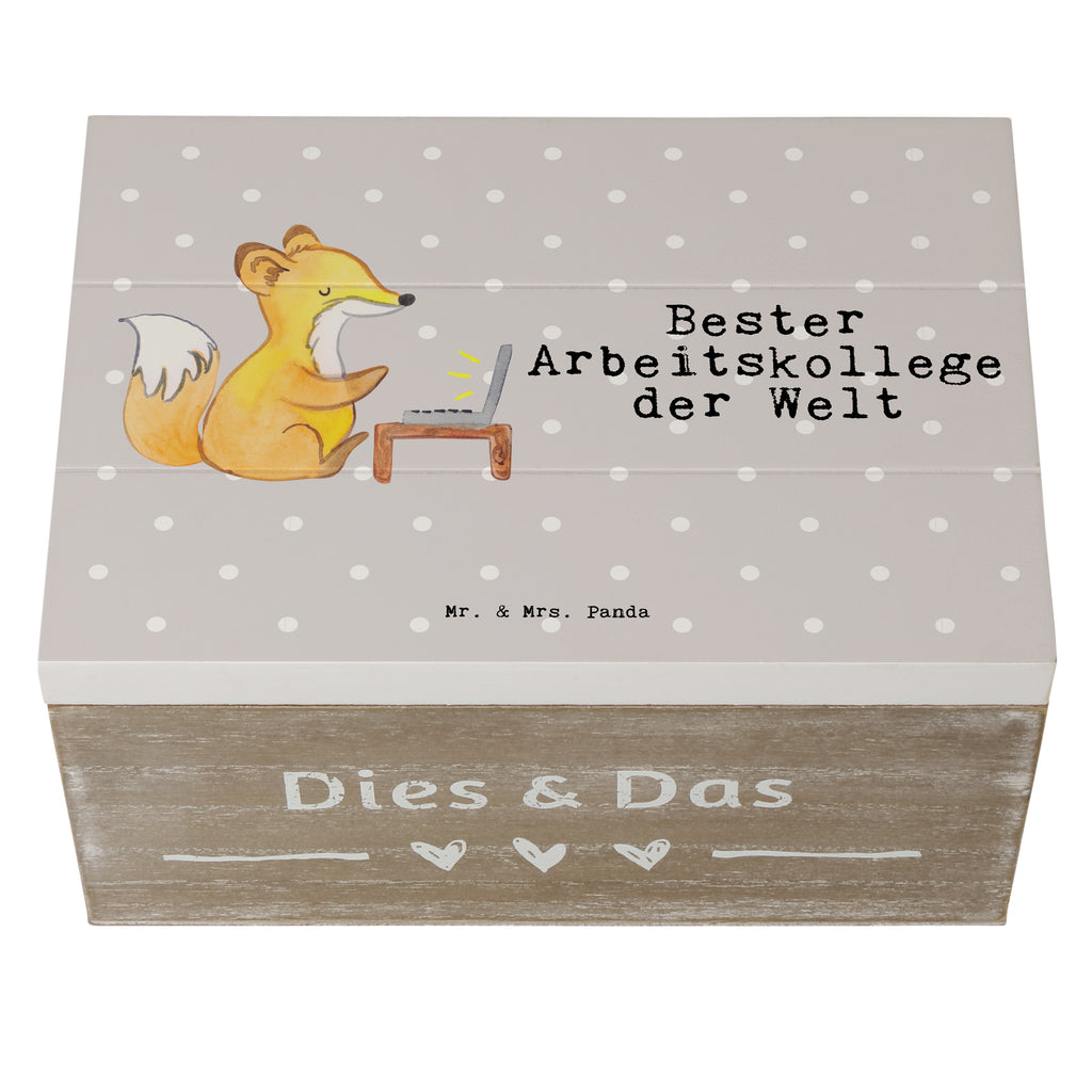 Holzkiste Fuchs Bester Arbeitskollege der Welt Arbeitskollege, Kollege, Büro, Abschiedsgeschenk, Ruhestand, Arbeit, Mitarbeiter, Berufsgenosse, Beruf, Dankeschön Holzkiste, Kiste, Schatzkiste, Truhe, Schatulle, XXL,  Erinnerungsbox, Erinnerungskiste, Dekokiste, Aufbewahrungsbox  für, Dankeschön, Geschenk, Schenken, Geburtstag, Geburtstagsgeschenk, Geschenkidee, Danke, Bedanken, Mitbringsel, Freude machen, Geschenktipp