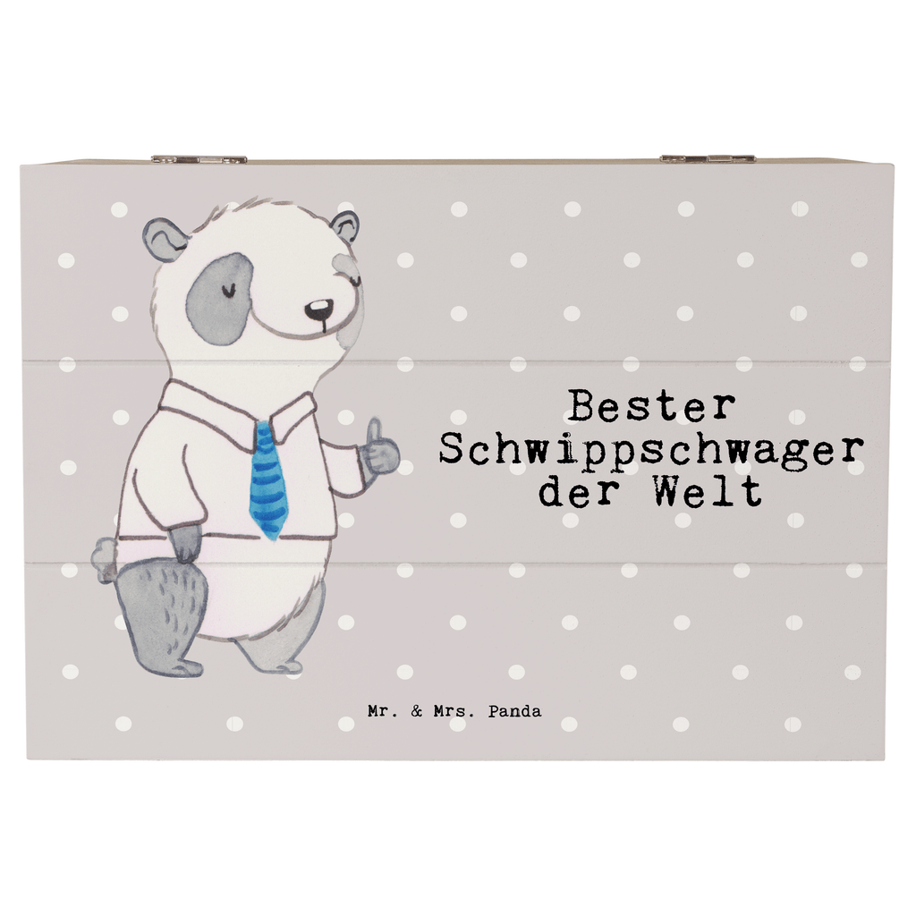 Holzkiste Panda Bester Schwippschwager der Welt Holzkiste, Kiste, Schatzkiste, Truhe, Schatulle, XXL, Erinnerungsbox, Erinnerungskiste, Dekokiste, Aufbewahrungsbox, für, Dankeschön, Geschenk, Schenken, Geburtstag, Geburtstagsgeschenk, Geschenkidee, Danke, Bedanken, Mitbringsel, Freude machen, Geschenktipp, Schwippschwager, Schwibschwager, Schwipschwager, Schwager, Schwager des Ehepartners, Familie, Verwandtschaft, angeheiratet