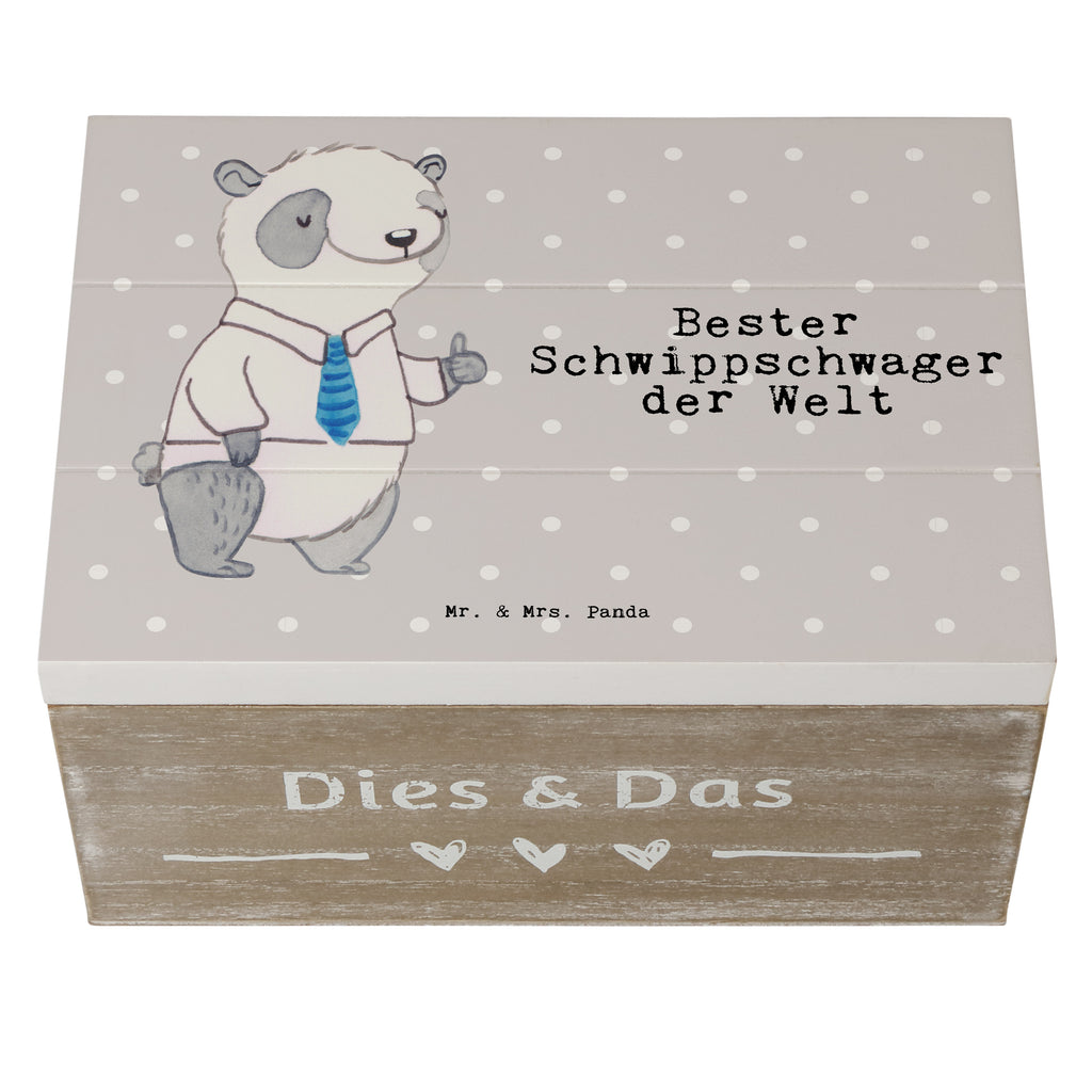 Holzkiste Panda Bester Schwippschwager der Welt Holzkiste, Kiste, Schatzkiste, Truhe, Schatulle, XXL, Erinnerungsbox, Erinnerungskiste, Dekokiste, Aufbewahrungsbox, für, Dankeschön, Geschenk, Schenken, Geburtstag, Geburtstagsgeschenk, Geschenkidee, Danke, Bedanken, Mitbringsel, Freude machen, Geschenktipp, Schwippschwager, Schwibschwager, Schwipschwager, Schwager, Schwager des Ehepartners, Familie, Verwandtschaft, angeheiratet