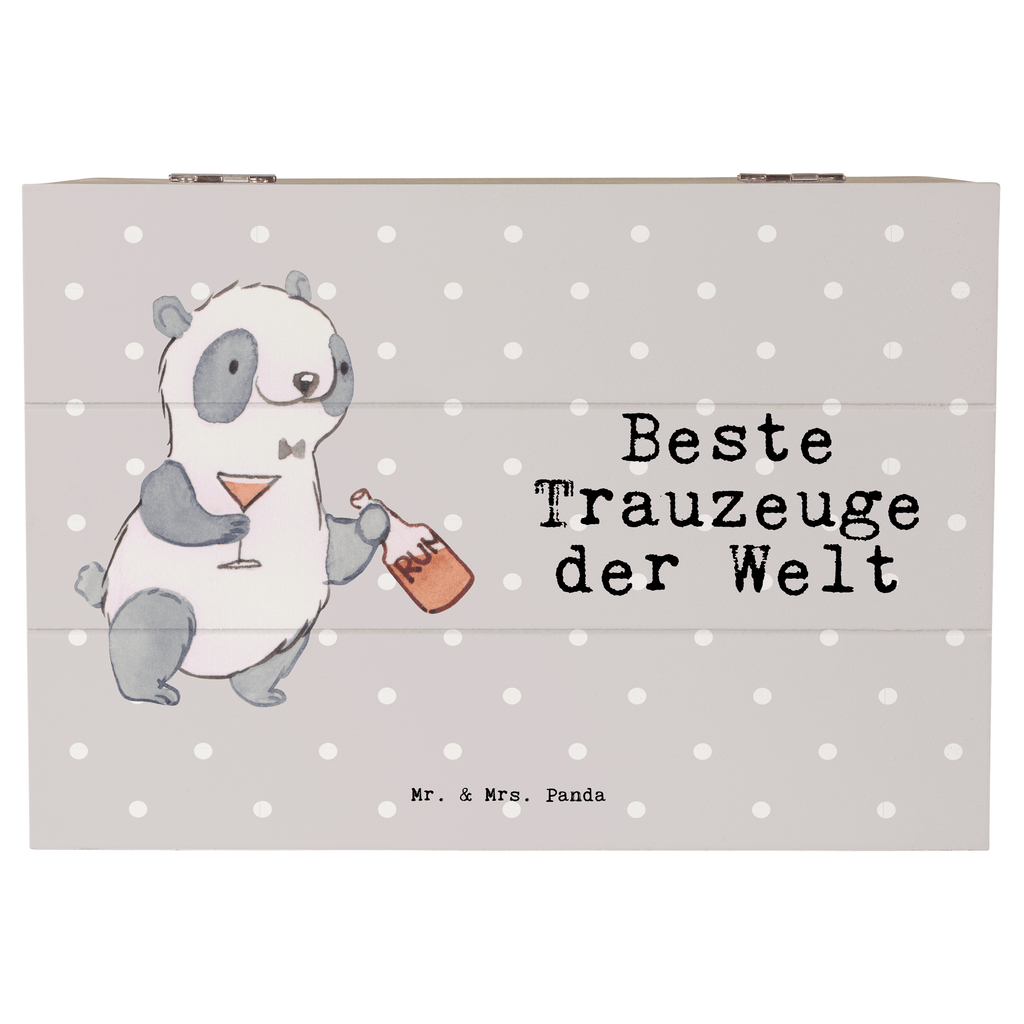 Holzkiste Panda Bester Trauzeuge der Welt Trauzeugen, Trauzeuge, Trauhzeugen, Hochzeit, Heirat, JGA, Trauung, Kirche, Standesamt, Dankeschön, Danke, Standesamt, Braut, Bräutigam Holzkiste, Kiste, Schatzkiste, Truhe, Schatulle, XXL,  Erinnerungsbox, Erinnerungskiste, Dekokiste, Aufbewahrungsbox  für, Dankeschön, Geschenk, Schenken, Geburtstag, Geburtstagsgeschenk, Geschenkidee, Danke, Bedanken, Mitbringsel, Freude machen, Geschenktipp