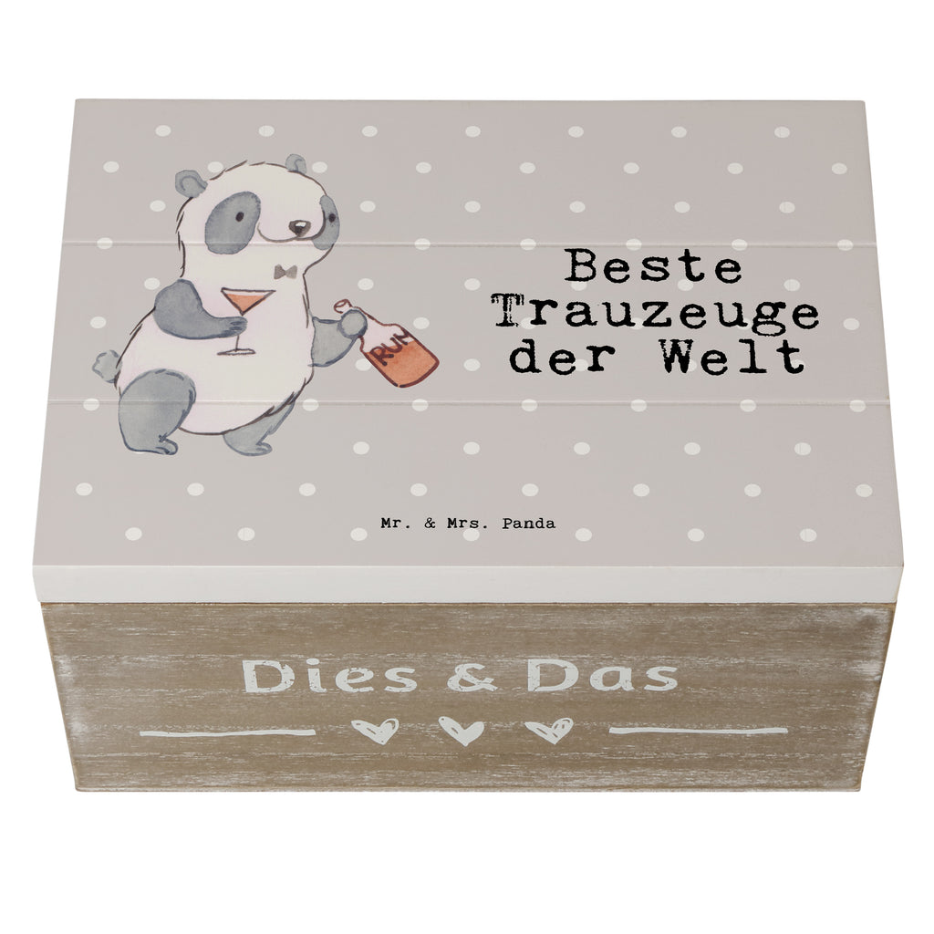 Holzkiste Panda Bester Trauzeuge der Welt Trauzeugen, Trauzeuge, Trauhzeugen, Hochzeit, Heirat, JGA, Trauung, Kirche, Standesamt, Dankeschön, Danke, Standesamt, Braut, Bräutigam Holzkiste, Kiste, Schatzkiste, Truhe, Schatulle, XXL,  Erinnerungsbox, Erinnerungskiste, Dekokiste, Aufbewahrungsbox  für, Dankeschön, Geschenk, Schenken, Geburtstag, Geburtstagsgeschenk, Geschenkidee, Danke, Bedanken, Mitbringsel, Freude machen, Geschenktipp