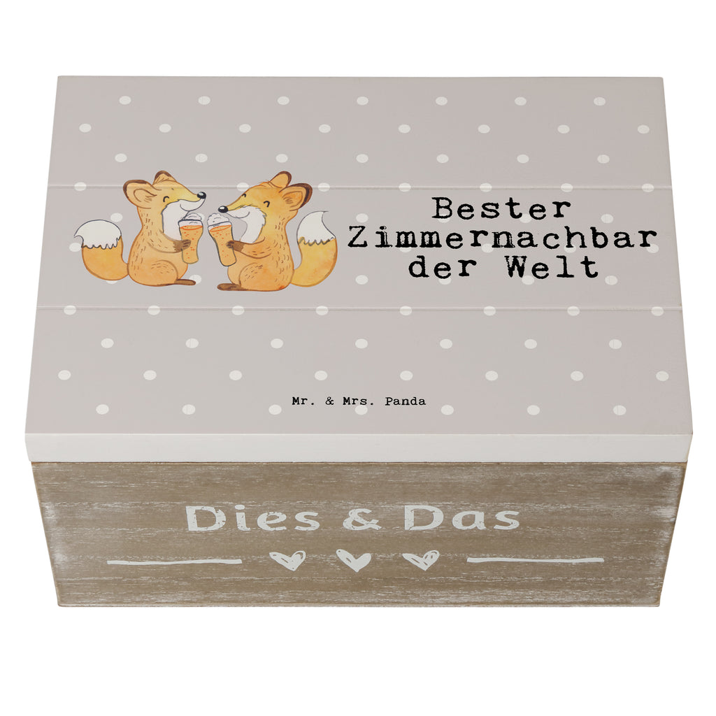 Holzkiste Fuchs Bester Zimmernachbar der Welt Zimmernachbar, Zimmernachbarn, Zimmer, Krankenhaus, Patient, Kollegin, Wohnheim, Nachbar, WG, Studentenwohnheim Holzkiste, Kiste, Schatzkiste, Truhe, Schatulle, XXL,  Erinnerungsbox, Erinnerungskiste, Dekokiste, Aufbewahrungsbox  für, Dankeschön, Geschenk, Schenken, Geburtstag, Geburtstagsgeschenk, Geschenkidee, Danke, Bedanken, Mitbringsel, Freude machen, Geschenktipp