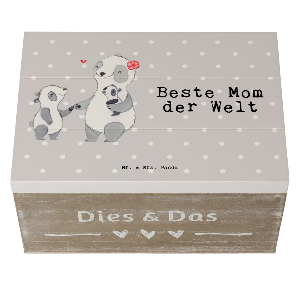 Holzkiste Panda Beste Mom der Welt Mom, Mommy, Mama, Mami, Mutter, Muttertag, Mutti, Ma, Tochter, Sohn, Dankeschön, Danke, Beste Mama, Beste, Supermama Holzkiste, Kiste, Schatzkiste, Truhe, Schatulle, XXL,  Erinnerungsbox, Erinnerungskiste, Dekokiste, Aufbewahrungsbox  für, Dankeschön, Geschenk, Schenken, Geburtstag, Geburtstagsgeschenk, Geschenkidee, Danke, Bedanken, Mitbringsel, Freude machen, Geschenktipp