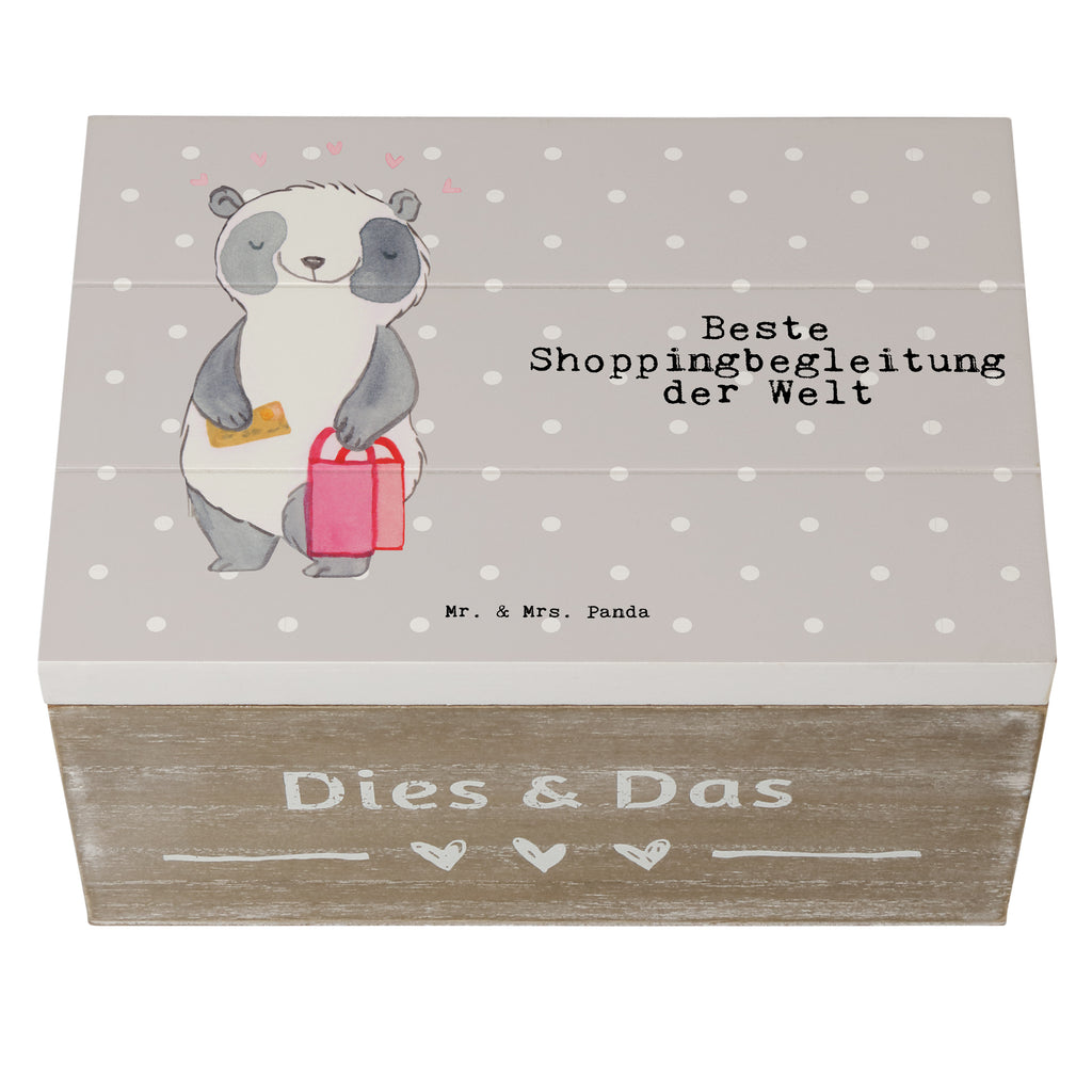 Holzkiste Panda Beste Shoppingbegleitung der Welt Shoppingbegleitung, Shoppingpartner, Begleitung, Shoppen, Partner, Freundin, Freund, bff, Shopping, Einkaufen, Shopping-Queen, Queen, Bester,   Holzkiste, Kiste, Schatzkiste, Truhe, Schatulle, XXL,  Erinnerungsbox, Erinnerungskiste, Dekokiste, Aufbewahrungsbox  für, Dankeschön, Geschenk, Schenken, Geburtstag, Geburtstagsgeschenk, Geschenkidee, Danke, Bedanken, Mitbringsel, Freude machen, Geschenktipp