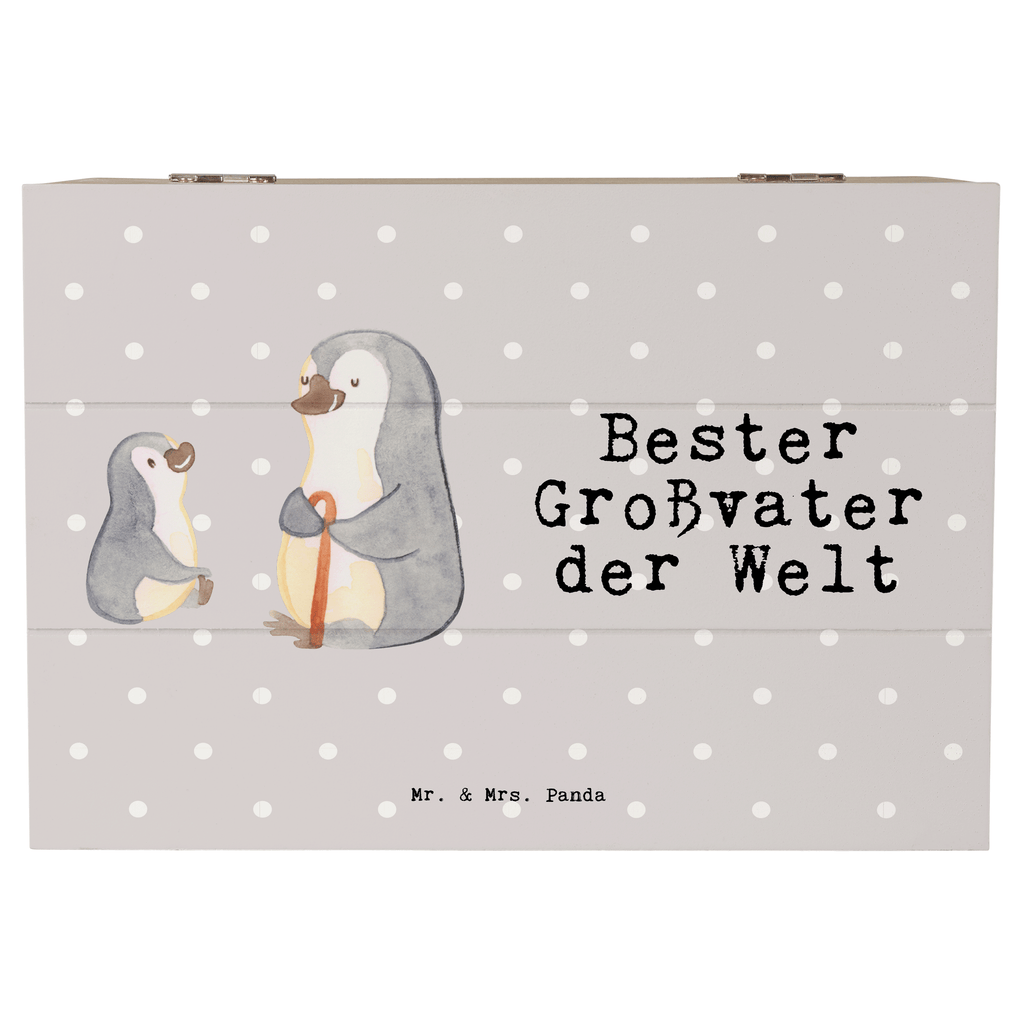 Holzkiste Pinguin Bester Großvater der Welt Großvater, Grossvater, Opa, Opi. Großpapa, Großeltern, Enkel, Enkelin, Enkelkind, Geschenk, Geburtstag, Kleinigkeit, Oppa, Oppi, Bester, Mitbringsel Holzkiste, Kiste, Schatzkiste, Truhe, Schatulle, XXL,  Erinnerungsbox, Erinnerungskiste, Dekokiste, Aufbewahrungsbox  für, Dankeschön, Geschenk, Schenken, Geburtstag, Geburtstagsgeschenk, Geschenkidee, Danke, Bedanken, Mitbringsel, Freude machen, Geschenktipp