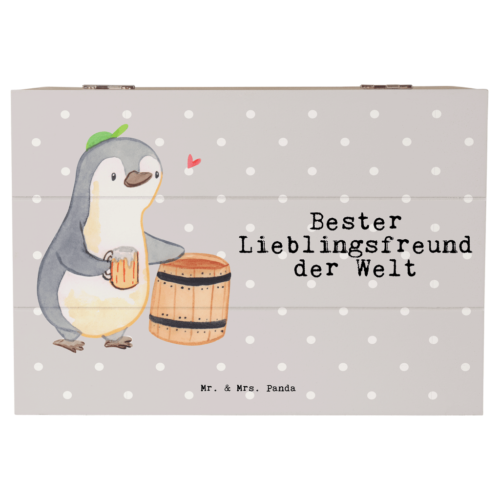 Holzkiste Pinguin Bester Lieblingsfreund der Welt Lieblingsfreund, Freund, Partner, Lieblingsmensch, Lieblings Mensch, Liebling, Partner, Bae, bester Freund, Liebe, Herz, Love Holzkiste, Kiste, Schatzkiste, Truhe, Schatulle, XXL,  Erinnerungsbox, Erinnerungskiste, Dekokiste, Aufbewahrungsbox  für, Dankeschön, Geschenk, Schenken, Geburtstag, Geburtstagsgeschenk, Geschenkidee, Danke, Bedanken, Mitbringsel, Freude machen, Geschenktipp