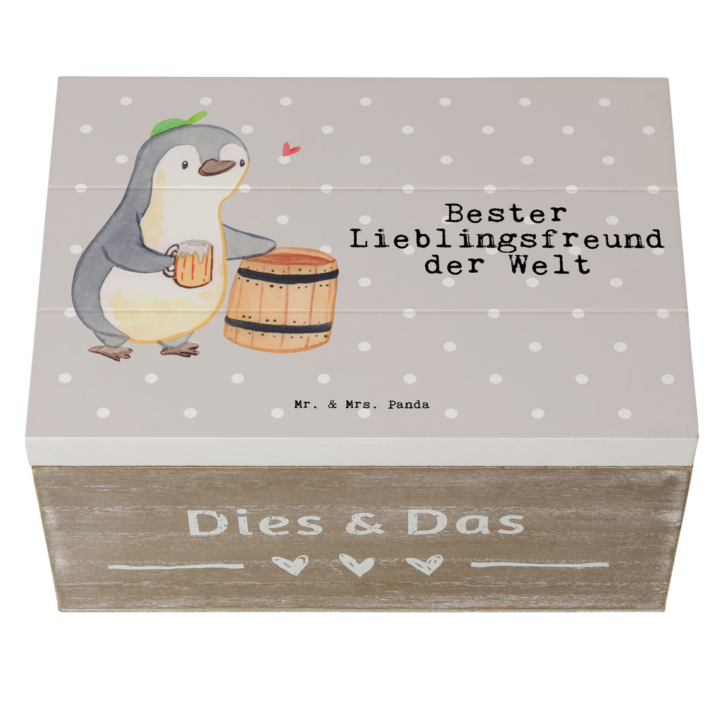 Holzkiste Pinguin Bester Lieblingsfreund der Welt Lieblingsfreund, Freund, Partner, Lieblingsmensch, Lieblings Mensch, Liebling, Partner, Bae, bester Freund, Liebe, Herz, Love Holzkiste, Kiste, Schatzkiste, Truhe, Schatulle, XXL,  Erinnerungsbox, Erinnerungskiste, Dekokiste, Aufbewahrungsbox  für, Dankeschön, Geschenk, Schenken, Geburtstag, Geburtstagsgeschenk, Geschenkidee, Danke, Bedanken, Mitbringsel, Freude machen, Geschenktipp