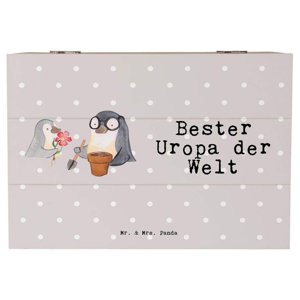 Holzkiste Pinguin Bester Uropa der Welt Uropa, Uhropa, Ur Opa, Urgroßeltern, Grossvater, Großvater, Opa, Opi. Großpapa, Großeltern, Enkel, Enkelin, Enkelkind, Geschenk, Geburtstag, Kleinigkeit, Oppa, Oppi, Bester, Mitbringsel, Uropa Mitbringsel Holzkiste, Kiste, Schatzkiste, Truhe, Schatulle, XXL,  Erinnerungsbox, Erinnerungskiste, Dekokiste, Aufbewahrungsbox  für, Dankeschön, Geschenk, Schenken, Geburtstag, Geburtstagsgeschenk, Geschenkidee, Danke, Bedanken, Mitbringsel, Freude machen, Geschenktipp