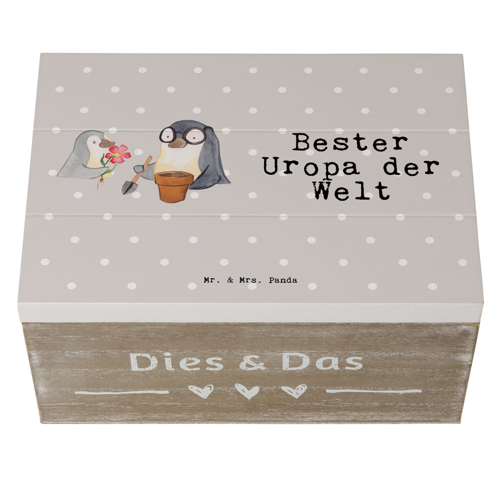 Holzkiste Pinguin Bester Uropa der Welt Uropa, Uhropa, Ur Opa, Urgroßeltern, Grossvater, Großvater, Opa, Opi. Großpapa, Großeltern, Enkel, Enkelin, Enkelkind, Geschenk, Geburtstag, Kleinigkeit, Oppa, Oppi, Bester, Mitbringsel, Uropa Mitbringsel Holzkiste, Kiste, Schatzkiste, Truhe, Schatulle, XXL,  Erinnerungsbox, Erinnerungskiste, Dekokiste, Aufbewahrungsbox  für, Dankeschön, Geschenk, Schenken, Geburtstag, Geburtstagsgeschenk, Geschenkidee, Danke, Bedanken, Mitbringsel, Freude machen, Geschenktipp
