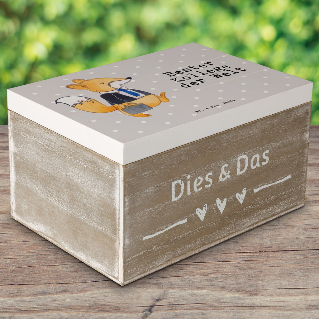 Holzkiste Fuchs Bester Kollege der Welt Arbeitskollege, Kollege, Büro, Abschiedsgeschenk, Ruhestand, Arbeit, Mitarbeiter, Berufsgenosse, Beruf, Dankeschön Holzkiste, Kiste, Schatzkiste, Truhe, Schatulle, XXL,  Erinnerungsbox, Erinnerungskiste, Dekokiste, Aufbewahrungsbox  für, Dankeschön, Geschenk, Schenken, Geburtstag, Geburtstagsgeschenk, Geschenkidee, Danke, Bedanken, Mitbringsel, Freude machen, Geschenktipp