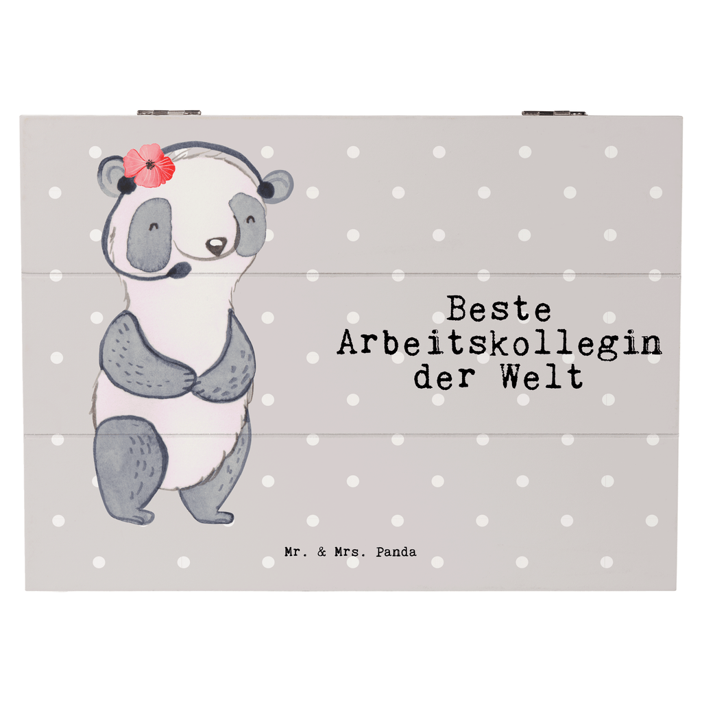 Holzkiste Panda Beste Arbeitskollegin der Welt Arbeitskollegin, Kollegin, Freundin, Büro, Abschiedsgeschenk, Ruhestand, Arbeit, Mitarbeiterin, Berufsgenossin, Beruf, Dankeschön, Büro Holzkiste, Kiste, Schatzkiste, Truhe, Schatulle, XXL,  Erinnerungsbox, Erinnerungskiste, Dekokiste, Aufbewahrungsbox  für, Dankeschön, Geschenk, Schenken, Geburtstag, Geburtstagsgeschenk, Geschenkidee, Danke, Bedanken, Mitbringsel, Freude machen, Geschenktipp