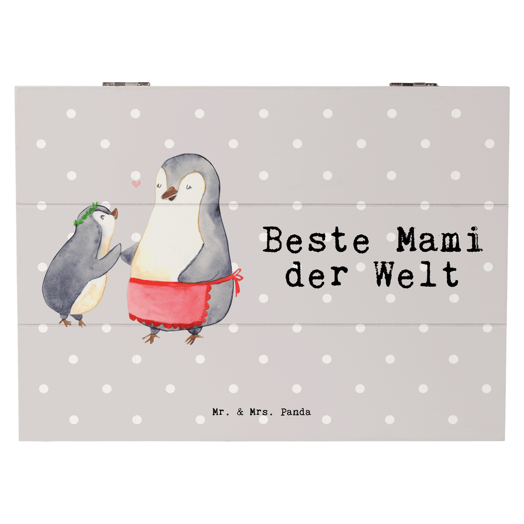 Holzkiste Pinguin Beste Mami der Welt Mama, Mami, Mutter, Muttertag, Mutti, Ma, Tochter, Sohn, Dankeschön, Danke, Beste Mama, Beste, Supermama Holzkiste, Kiste, Schatzkiste, Truhe, Schatulle, XXL,  Erinnerungsbox, Erinnerungskiste, Dekokiste, Aufbewahrungsbox  für, Dankeschön, Geschenk, Schenken, Geburtstag, Geburtstagsgeschenk, Geschenkidee, Danke, Bedanken, Mitbringsel, Freude machen, Geschenktipp