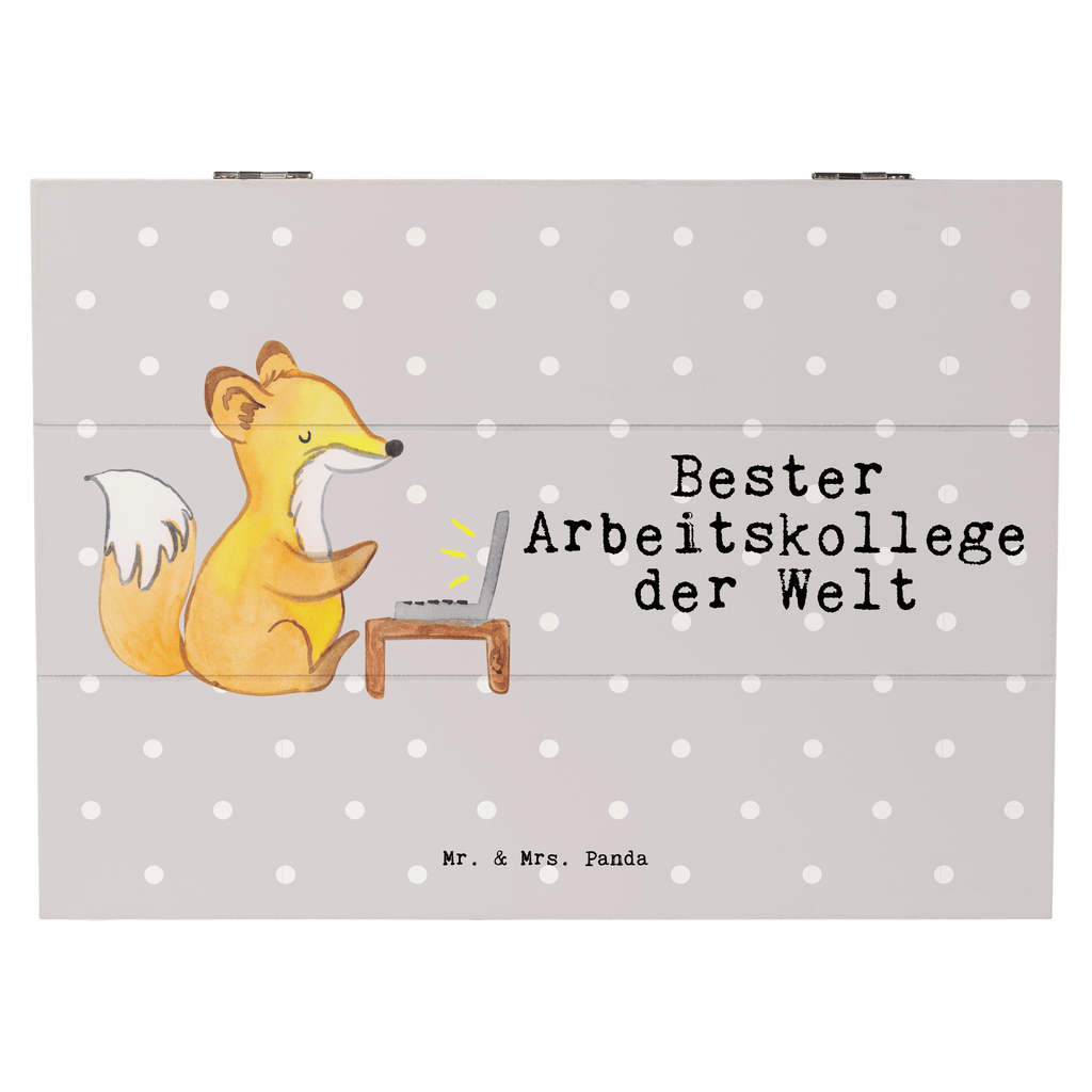 Holzkiste Fuchs Bester Arbeitskollege der Welt Arbeitskollege, Kollege, Büro, Abschiedsgeschenk, Ruhestand, Arbeit, Mitarbeiter, Berufsgenosse, Beruf, Dankeschön Holzkiste, Kiste, Schatzkiste, Truhe, Schatulle, XXL,  Erinnerungsbox, Erinnerungskiste, Dekokiste, Aufbewahrungsbox  für, Dankeschön, Geschenk, Schenken, Geburtstag, Geburtstagsgeschenk, Geschenkidee, Danke, Bedanken, Mitbringsel, Freude machen, Geschenktipp