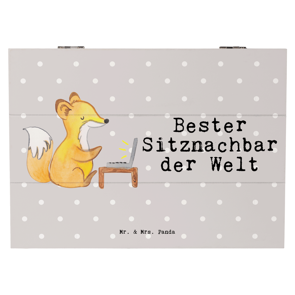 Holzkiste Fuchs Bester Sitznachbar der Welt Sitznachbar, Stuhlnachbar, Nachbar, Uni, Universität, Seminar, Kommilitone, Tischnachbar, Schule, Mitschüler, Mitstudent, Hochschule Holzkiste, Kiste, Schatzkiste, Truhe, Schatulle, XXL,  Erinnerungsbox, Erinnerungskiste, Dekokiste, Aufbewahrungsbox  für, Dankeschön, Geschenk, Schenken, Geburtstag, Geburtstagsgeschenk, Geschenkidee, Danke, Bedanken, Mitbringsel, Freude machen, Geschenktipp