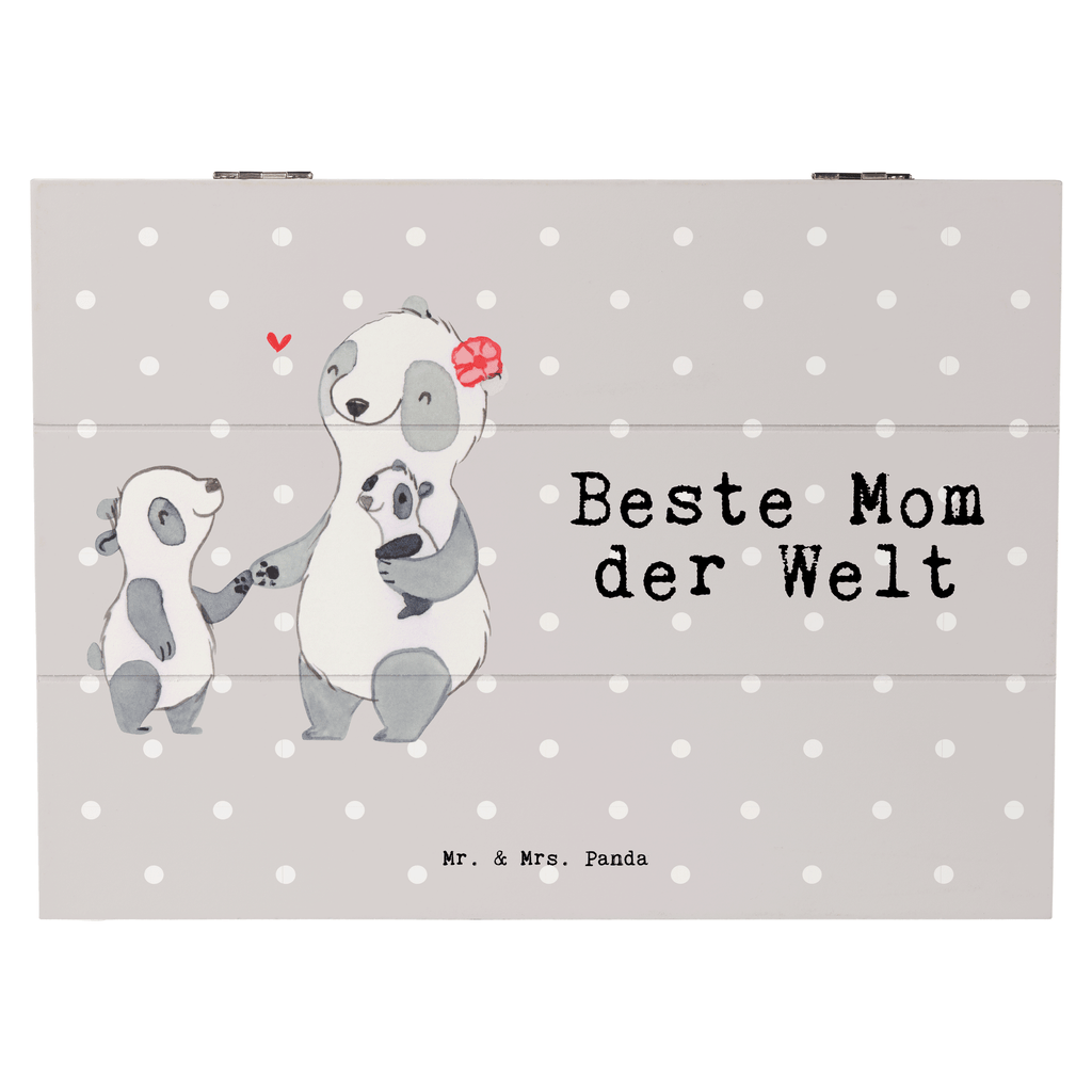 Holzkiste Panda Beste Mom der Welt Mom, Mommy, Mama, Mami, Mutter, Muttertag, Mutti, Ma, Tochter, Sohn, Dankeschön, Danke, Beste Mama, Beste, Supermama Holzkiste, Kiste, Schatzkiste, Truhe, Schatulle, XXL,  Erinnerungsbox, Erinnerungskiste, Dekokiste, Aufbewahrungsbox  für, Dankeschön, Geschenk, Schenken, Geburtstag, Geburtstagsgeschenk, Geschenkidee, Danke, Bedanken, Mitbringsel, Freude machen, Geschenktipp