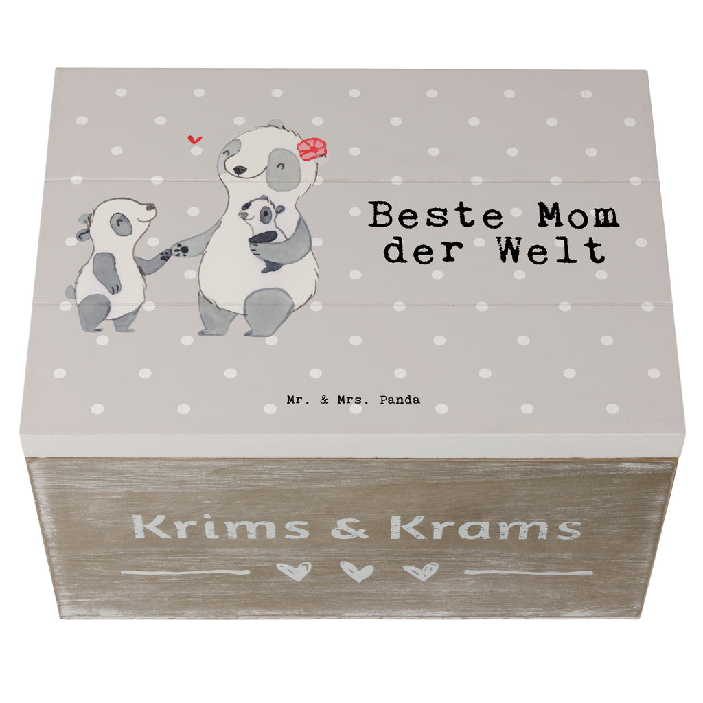 Holzkiste Panda Beste Mom der Welt Mom, Mommy, Mama, Mami, Mutter, Muttertag, Mutti, Ma, Tochter, Sohn, Dankeschön, Danke, Beste Mama, Beste, Supermama Holzkiste, Kiste, Schatzkiste, Truhe, Schatulle, XXL,  Erinnerungsbox, Erinnerungskiste, Dekokiste, Aufbewahrungsbox  für, Dankeschön, Geschenk, Schenken, Geburtstag, Geburtstagsgeschenk, Geschenkidee, Danke, Bedanken, Mitbringsel, Freude machen, Geschenktipp