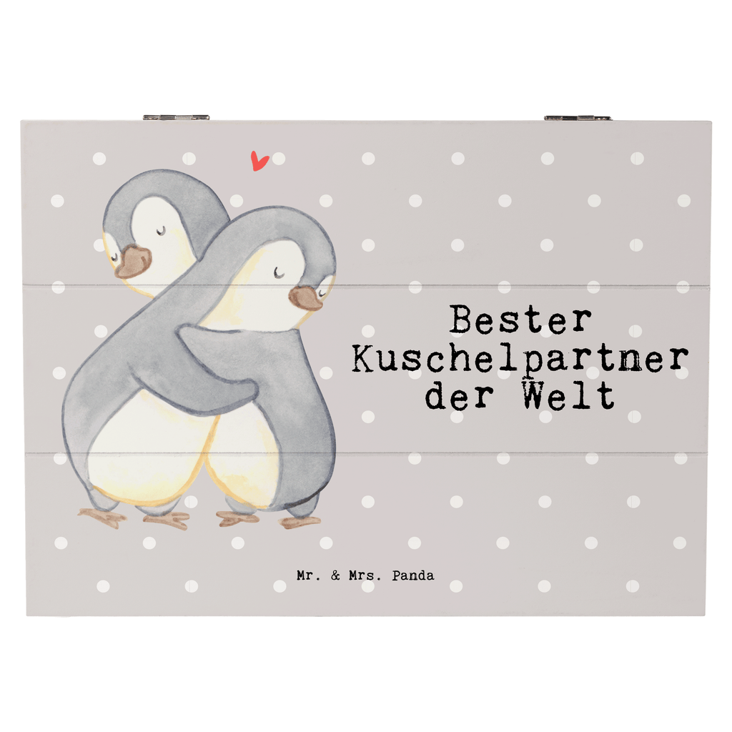 Holzkiste Pinguin Bester Kuschelpartner der Welt Kuschelpartner, Lebenspartner, Ehepartner, Partner, Ehemann, Ehefrau, Kuscheln, Netflix, Bett, Liebe, Freund, Freundin, Hochzeitstag, verliebt Holzkiste, Kiste, Schatzkiste, Truhe, Schatulle, XXL,  Erinnerungsbox, Erinnerungskiste, Dekokiste, Aufbewahrungsbox  für, Dankeschön, Geschenk, Schenken, Geburtstag, Geburtstagsgeschenk, Geschenkidee, Danke, Bedanken, Mitbringsel, Freude machen, Geschenktipp