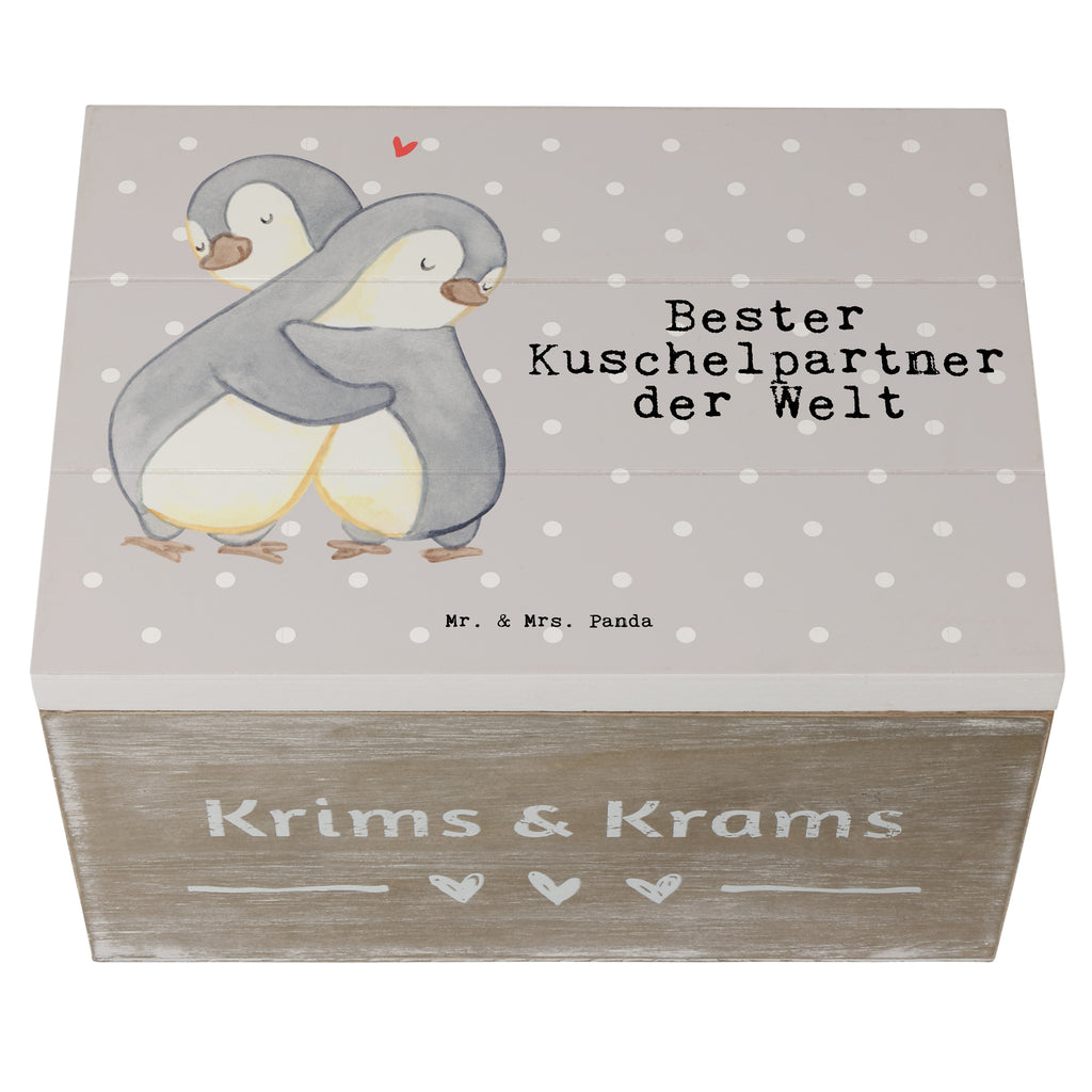 Holzkiste Pinguin Bester Kuschelpartner der Welt Kuschelpartner, Lebenspartner, Ehepartner, Partner, Ehemann, Ehefrau, Kuscheln, Netflix, Bett, Liebe, Freund, Freundin, Hochzeitstag, verliebt Holzkiste, Kiste, Schatzkiste, Truhe, Schatulle, XXL,  Erinnerungsbox, Erinnerungskiste, Dekokiste, Aufbewahrungsbox  für, Dankeschön, Geschenk, Schenken, Geburtstag, Geburtstagsgeschenk, Geschenkidee, Danke, Bedanken, Mitbringsel, Freude machen, Geschenktipp