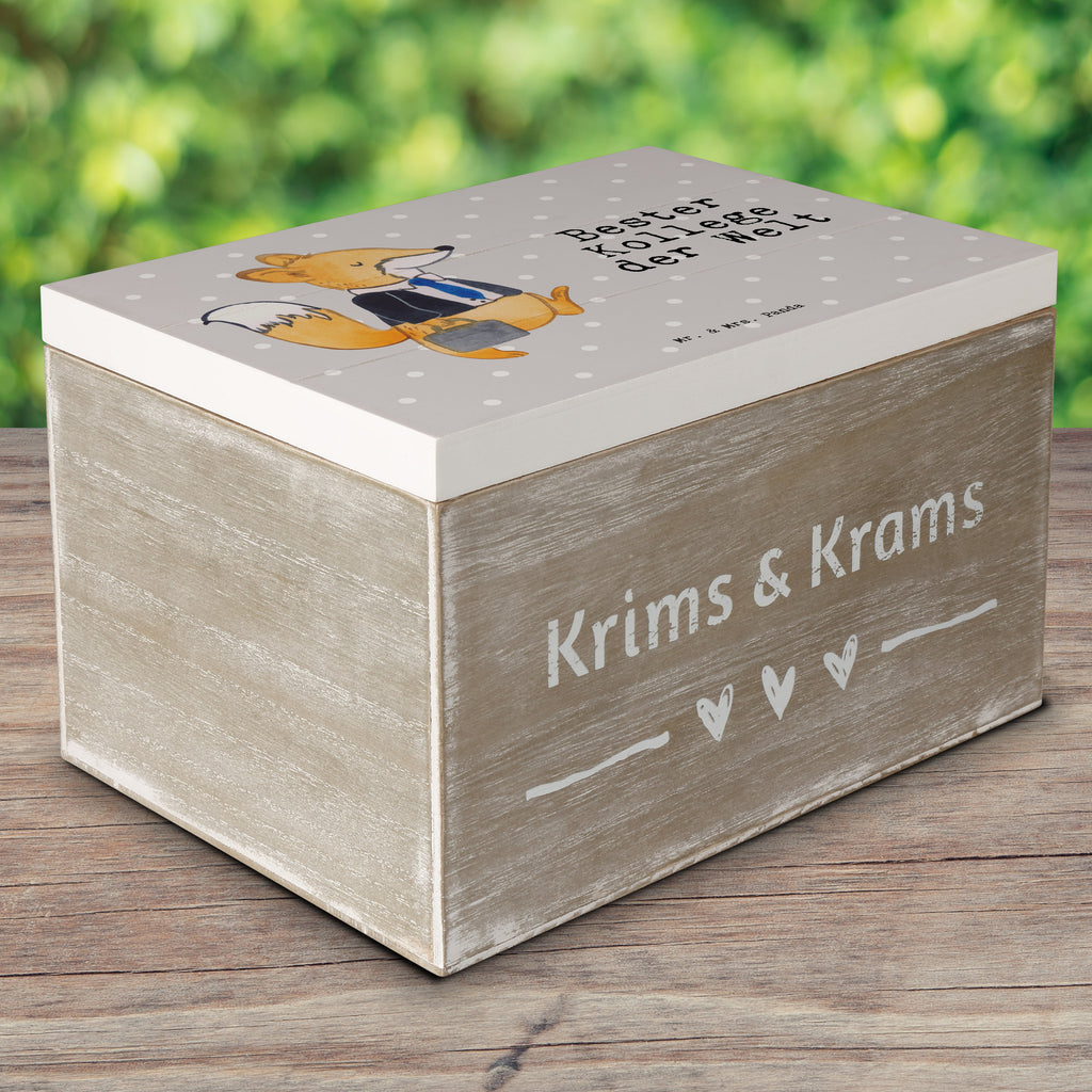 Holzkiste Fuchs Bester Kollege der Welt Arbeitskollege, Kollege, Büro, Abschiedsgeschenk, Ruhestand, Arbeit, Mitarbeiter, Berufsgenosse, Beruf, Dankeschön Holzkiste, Kiste, Schatzkiste, Truhe, Schatulle, XXL,  Erinnerungsbox, Erinnerungskiste, Dekokiste, Aufbewahrungsbox  für, Dankeschön, Geschenk, Schenken, Geburtstag, Geburtstagsgeschenk, Geschenkidee, Danke, Bedanken, Mitbringsel, Freude machen, Geschenktipp