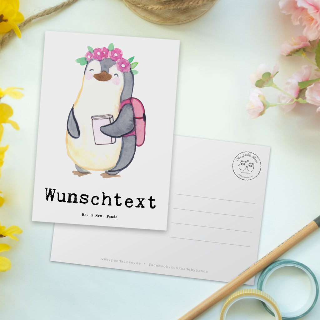 Personalisierte Postkarte Pinguin Beste Studentin der Welt Postkarte mit Namen, Postkarte bedrucken, Postkarte mit Wunschtext, Postkarte personalisierbar, Geschenkkarte mit Namen, Grußkarte mit Namen, Karte mit Namen, Einladung mit Namen, Ansichtskarte mit Namen, Geschenkkarte mit Wunschtext, Grußkarte mit Wunschtext, Karte mit Wunschtext, Einladung mit Wunschtext, Ansichtskarte mit Wunschtext, für, Dankeschön, Geschenk, Schenken, Geburtstag, Geburtstagsgeschenk, Geschenkidee, Danke, Bedanken, Mitbringsel, Freude machen, Geschenktipp, Studentin, Studium, Tochter, Spaß, Musterschülerin, lustig, Studienabschluss, witzig, Universität, Abschluss, Alumni, Uni, Studenten, Hochschule