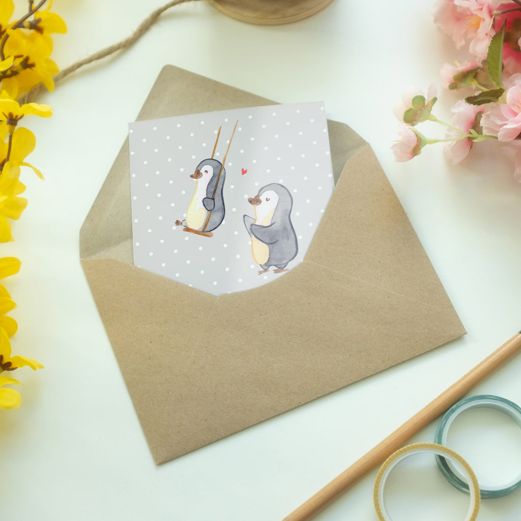 Grußkarte Pinguin Beste Großmutter der Welt Klappkarte, Einladungskarte, Glückwunschkarte, Hochzeitskarte, Geburtstagskarte, Karte, für, Dankeschön, Geschenk, Schenken, Geburtstag, Geburtstagsgeschenk, Geschenkidee, Danke, Bedanken, Mitbringsel, Freude machen, Geschenktipp, Großmutter, Omi, Oma, Oma geworden, Grosseltern