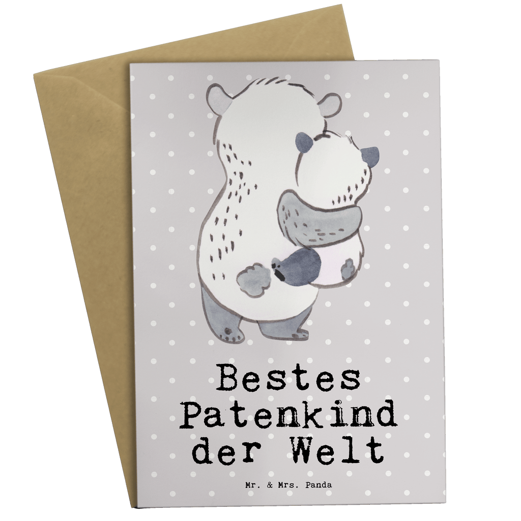 Grußkarte Panda Bestes Patenkind der Welt Klappkarte, Einladungskarte, Glückwunschkarte, Hochzeitskarte, Geburtstagskarte, Karte, für, Dankeschön, Geschenk, Schenken, Geburtstag, Geburtstagsgeschenk, Geschenkidee, Danke, Bedanken, Mitbringsel, Freude machen, Geschenktipp, Patenkind, Paten Kind, Pate, Taufe, Taufgeschenk, Patenonkel, Patentante, Tauffeier, Täufling, Nichte, Neffe