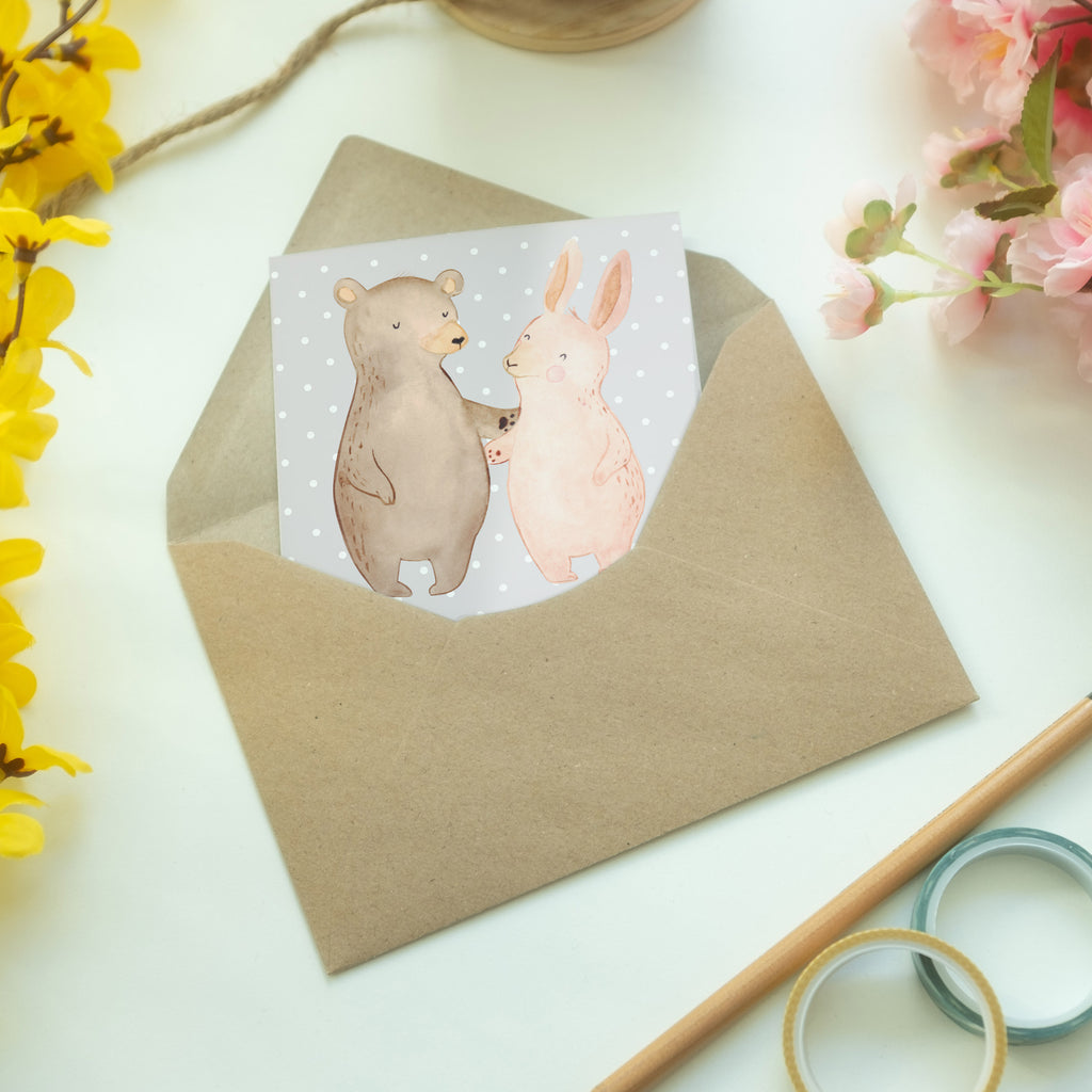 Grußkarte Hase Beste Freunde der Welt Klappkarte, Einladungskarte, Glückwunschkarte, Hochzeitskarte, Geburtstagskarte, Karte, für, Dankeschön, Geschenk, Schenken, Geburtstag, Geburtstagsgeschenk, Geschenkidee, Danke, Bedanken, Mitbringsel, Freude machen, Geschenktipp, Freunde, best friends, Freundschaft, Freundin, Freund, Clique, Kumpel, bae, bff