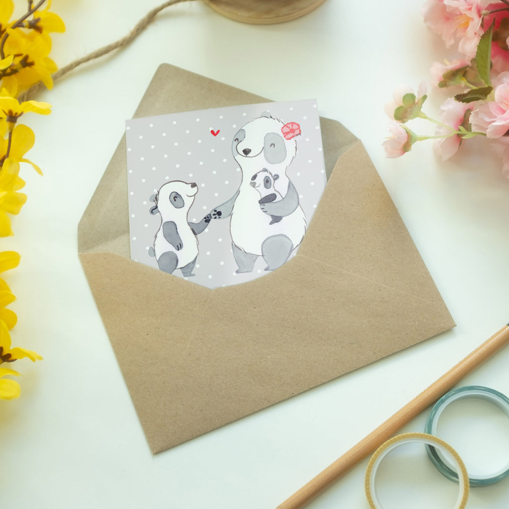 Grußkarte Panda Beste Mom der Welt Klappkarte, Einladungskarte, Glückwunschkarte, Hochzeitskarte, Geburtstagskarte, Karte, für, Dankeschön, Geschenk, Schenken, Geburtstag, Geburtstagsgeschenk, Geschenkidee, Danke, Bedanken, Mitbringsel, Freude machen, Geschenktipp, Mom, Mommy, Mama, Mami, Mutter, Muttertag, Mutti, Ma, Tochter, Sohn, Beste Mama, Beste, Supermama