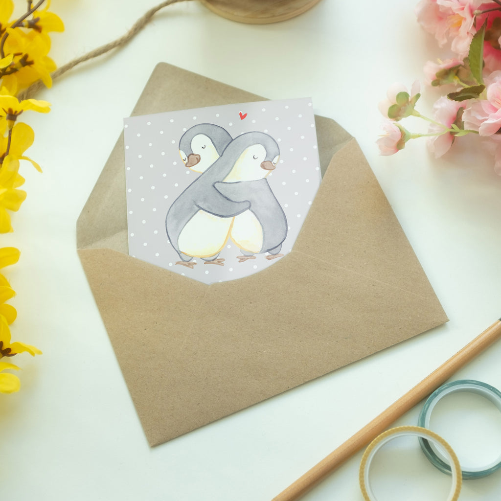 Grußkarte Pinguin Beste Tante der Welt Klappkarte, Einladungskarte, Glückwunschkarte, Hochzeitskarte, Geburtstagskarte, Karte, für, Dankeschön, Geschenk, Schenken, Geburtstag, Geburtstagsgeschenk, Geschenkidee, Danke, Bedanken, Mitbringsel, Freude machen, Geschenktipp, Tante, Patentante, Paten Tante, Lieblingstante, Taufpartner, Taufe, Familie, Kleinigkeit, Nichte, Neffe