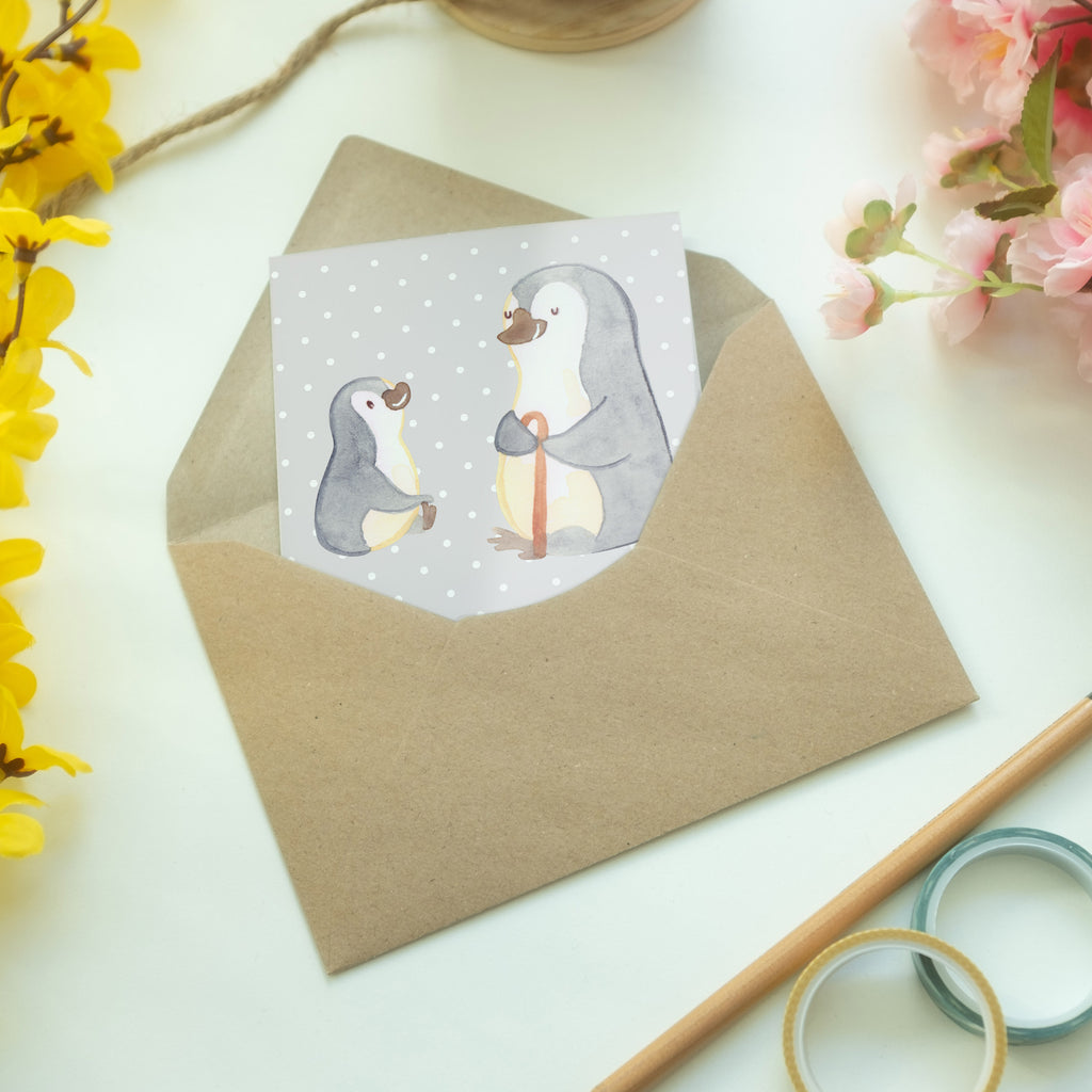 Grußkarte Pinguin Bester Großvater der Welt Klappkarte, Einladungskarte, Glückwunschkarte, Hochzeitskarte, Geburtstagskarte, Karte, für, Dankeschön, Geschenk, Schenken, Geburtstag, Geburtstagsgeschenk, Geschenkidee, Danke, Bedanken, Mitbringsel, Freude machen, Geschenktipp, Großvater, Grossvater, Opa, Opi. Großpapa, Großeltern, enkel, Enkelin, Enkelkind, Kleinigkeit, Oppa, Oppi, Bester