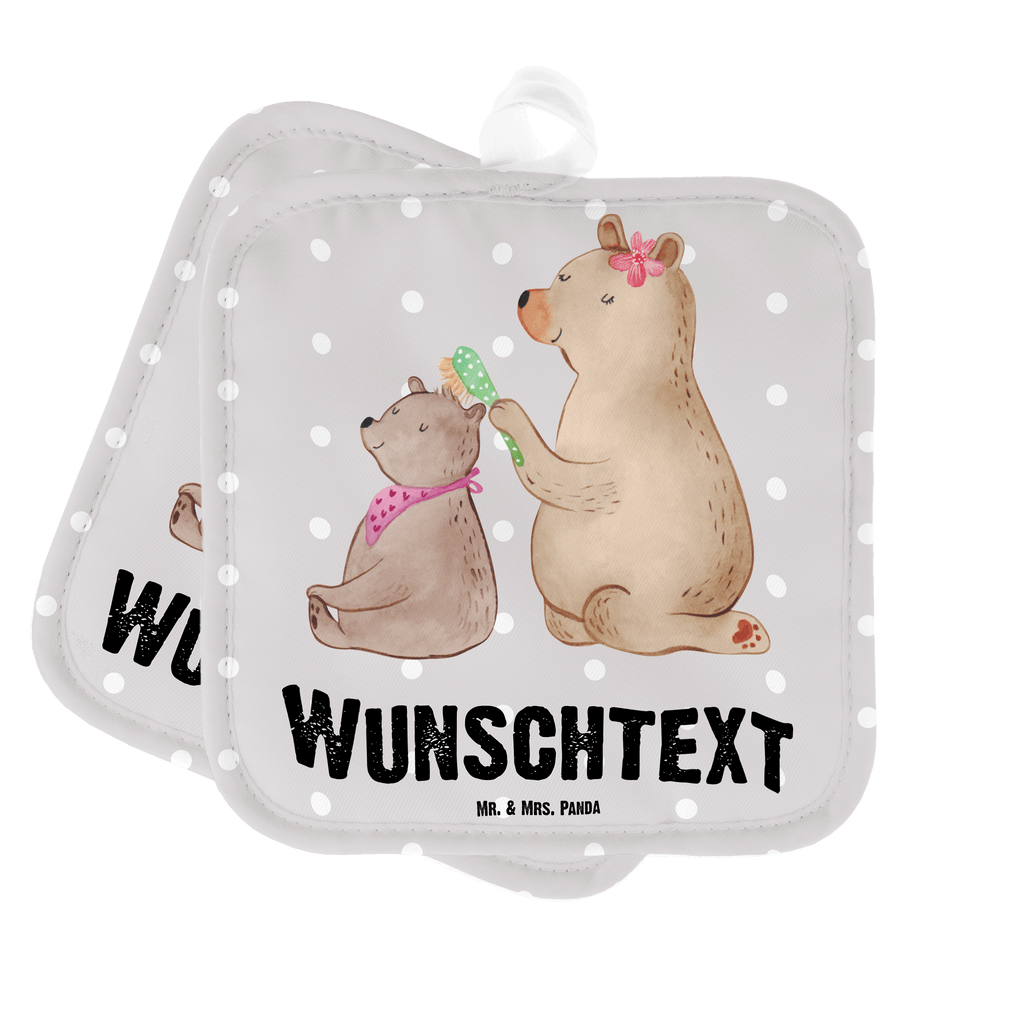 Personalisierte Topflappen Bär mit Kind Topflappen personalisiert, Personalisierte Topfuntersetzer, Personalisierter Ofenhandschuh, Topflappen Set personalisiert, Topflappen mit Namen, Namensaufdruck, Familie, Vatertag, Muttertag, Bruder, Schwester, Mama, Papa, Oma, Opa, Geschenk, Mutti, Mutter