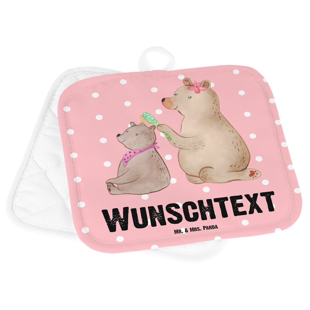 Personalisierte Topflappen Bär mit Kind Topflappen personalisiert, Personalisierte Topfuntersetzer, Personalisierter Ofenhandschuh, Topflappen Set personalisiert, Topflappen mit Namen, Namensaufdruck, Familie, Vatertag, Muttertag, Bruder, Schwester, Mama, Papa, Oma, Opa, Geschenk, Mutti, Mutter