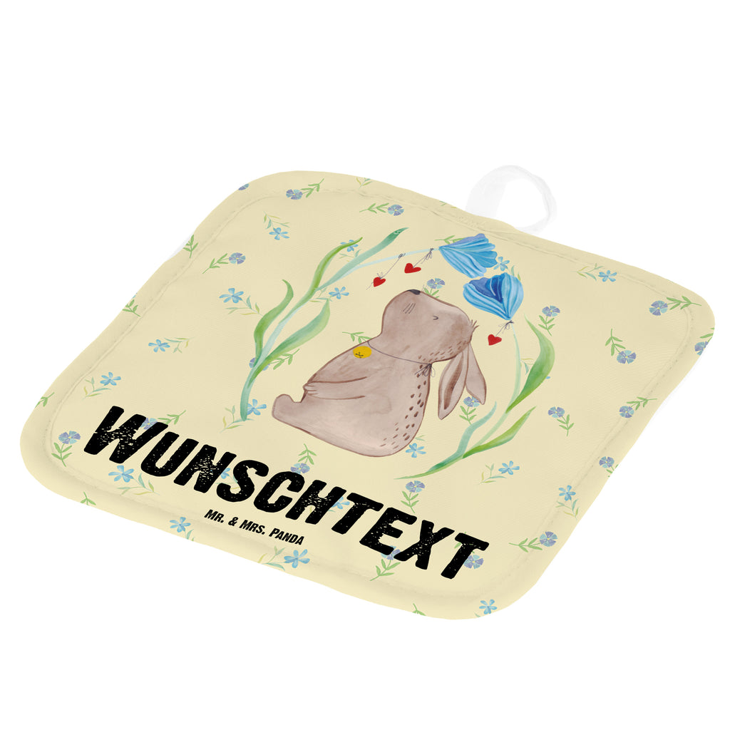 Personalisierte Topflappen Hase Blume Topflappen personalisiert, Personalisierte Topfuntersetzer, Personalisierter Ofenhandschuh, Topflappen Set personalisiert, Topflappen mit Namen, Namensaufdruck, Ostern, Osterhase, Ostergeschenke, Osternest, Osterdeko, Geschenk zu Ostern, Hase, Kaninchen, Kind, Taufe, Taufgeschenk, Geburt, Schwangerschaft, erstes Kind, Kindergeburtstag, Geburtstag, Hoffnung, Träume