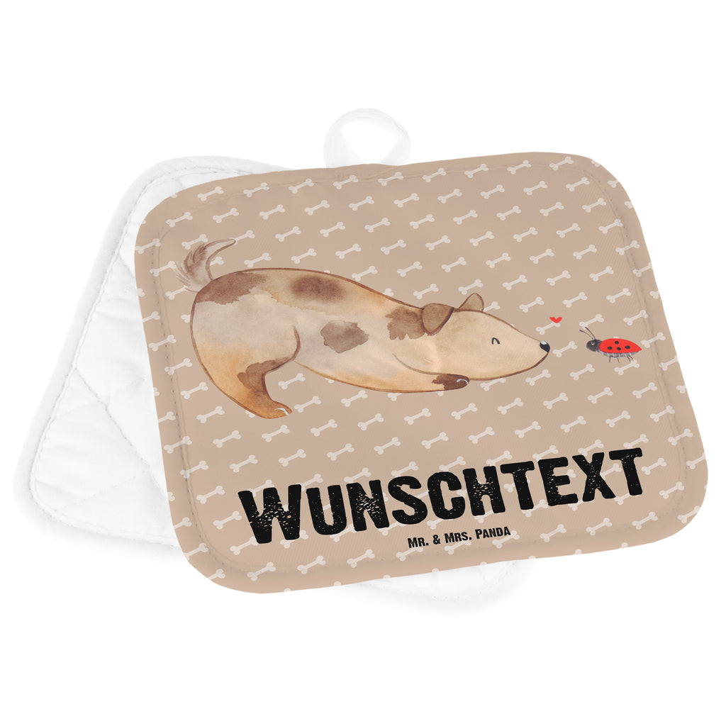 Personalisierte Topflappen Hund Marienkäfer Topflappen personalisiert, Personalisierte Topfuntersetzer, Personalisierter Ofenhandschuh, Topflappen Set personalisiert, Topflappen mit Namen, Namensaufdruck, Hund, Hundemotiv, Haustier, Hunderasse, Tierliebhaber, Hundebesitzer, Sprüche, Hunde, Hundespruch, Marienkäfer, Mischling, Mischlinghund