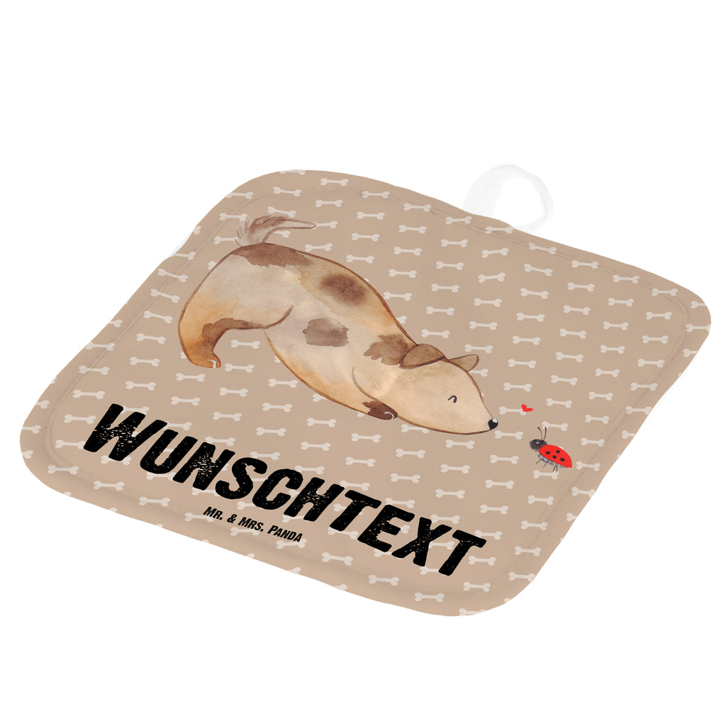 Personalisierte Topflappen Hund Marienkäfer Topflappen personalisiert, Personalisierte Topfuntersetzer, Personalisierter Ofenhandschuh, Topflappen Set personalisiert, Topflappen mit Namen, Namensaufdruck, Hund, Hundemotiv, Haustier, Hunderasse, Tierliebhaber, Hundebesitzer, Sprüche, Hunde, Hundespruch, Marienkäfer, Mischling, Mischlinghund