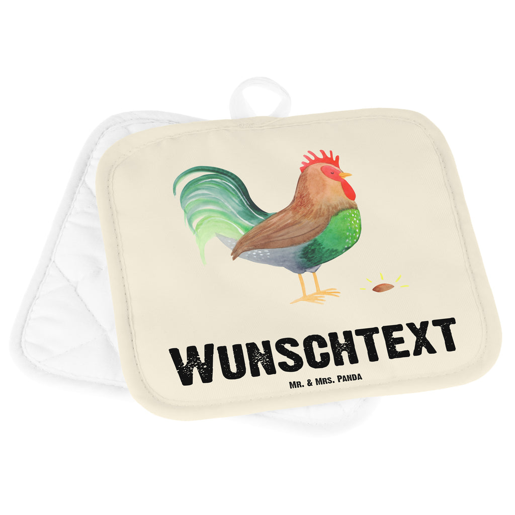Personalisierte Topflappen Hahn mit Korn Topflappen personalisiert, Personalisierte Topfuntersetzer, Personalisierter Ofenhandschuh, Topflappen Set personalisiert, Topflappen mit Namen, Namensaufdruck, Bauernhof, Hoftiere, Landwirt, Landwirtin, Hahn, Korn, Henne, Eier, Natur