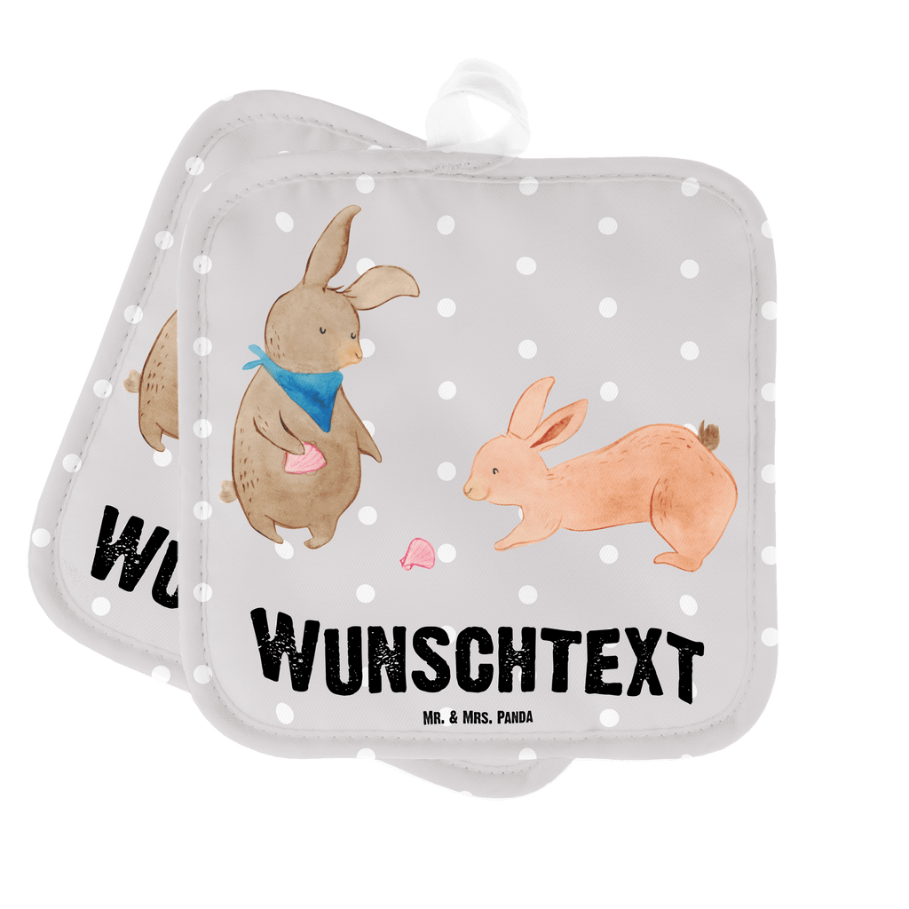 Personalisierte Topflappen Hasen Muschel Topflappen personalisiert, Personalisierte Topfuntersetzer, Personalisierter Ofenhandschuh, Topflappen Set personalisiert, Topflappen mit Namen, Namensaufdruck, Familie, Vatertag, Muttertag, Bruder, Schwester, Mama, Papa, Oma, Opa, Hasen, beste Freundin, Freundin, Freundinnen, best friends, BFF, Muscheln sammeln, Muscheln, Meer