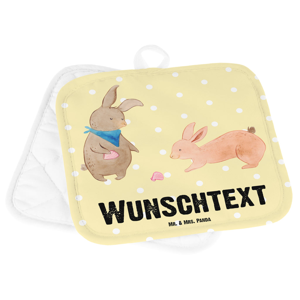 Personalisierte Topflappen Hasen Muschel Topflappen personalisiert, Personalisierte Topfuntersetzer, Personalisierter Ofenhandschuh, Topflappen Set personalisiert, Topflappen mit Namen, Namensaufdruck, Familie, Vatertag, Muttertag, Bruder, Schwester, Mama, Papa, Oma, Opa, Hasen, beste Freundin, Freundin, Freundinnen, best friends, BFF, Muscheln sammeln, Muscheln, Meer