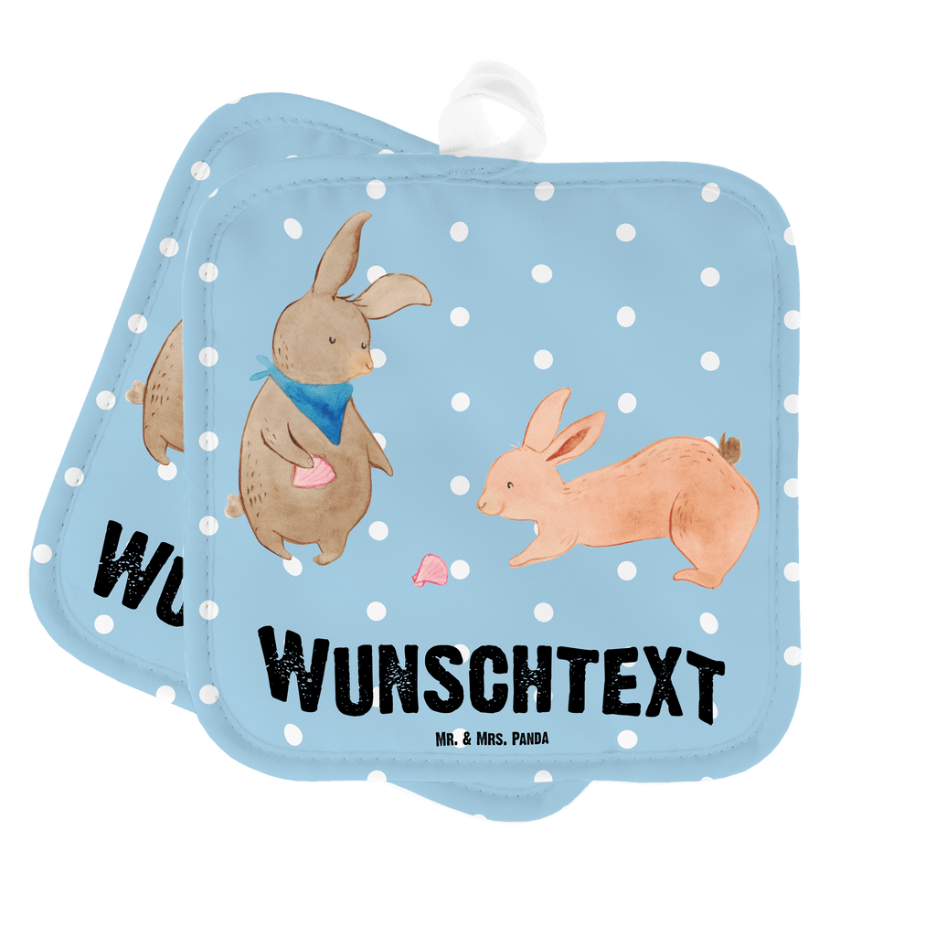 Personalisierte Topflappen Hasen Muschel Topflappen personalisiert, Personalisierte Topfuntersetzer, Personalisierter Ofenhandschuh, Topflappen Set personalisiert, Topflappen mit Namen, Namensaufdruck, Familie, Vatertag, Muttertag, Bruder, Schwester, Mama, Papa, Oma, Opa, Hasen, beste Freundin, Freundin, Freundinnen, best friends, BFF, Muscheln sammeln, Muscheln, Meer
