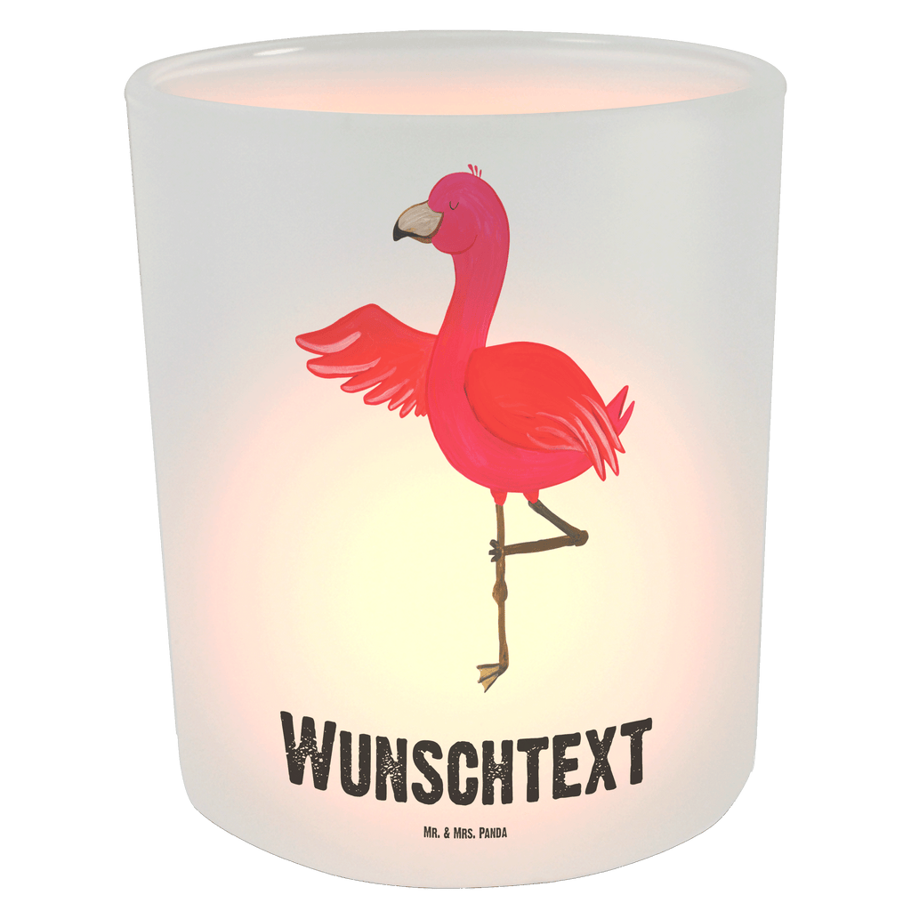 Personalisiertes Windlicht Flamingo Yoga Personalisiertes Windlicht, Personalisiertes Windlicht Glas, Personalisiertes Teelichtglas, Personalisierter Teelichthalter, Personalisiertes Kerzenglas, Personalisierte Kerze, Personalisiertes Teelicht, Windlicht mit Namen, Windlicht Glas mit Namen, Teelichtglas mit Namen, Teelichthalter mit Namen, Teelichter mit Namen, Kerzenglas mit Namen, Kerze mit Namen, Teelicht mit Namen, Namenspersonalisierung, Name, selbst gestalten, Wunschtext, Bedrucken, Flamingo, Vogel, Yoga, Namaste, Achtsamkeit, Yoga-Übung, Entspannung, Ärger, Aufregen, Tiefenentspannung