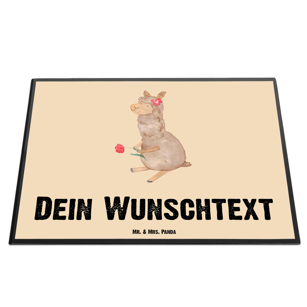 Personalisierte Schreibtischunterlage Alpaka Blume Personalisierte Schreibunterlage, Personalisierte Schreibtischauflage, Personalisierte Schreibtisch Unterlagen, Schreibunterlage mit Namen, Schreibtischauflage  mit Namen, Schreibtisch Unterlagen mit Namen, Selbst gestalten, Namensaufdruck, Namenspersonalisierung, Alpaka, Lama, Blume, Lamas, Alpaka Zitat, Alpaka Spruch, Alpaka Dekor, Alpaka Geschenk, Alpaka Dekoration, Alpaka Witz, Motiv Alpaka