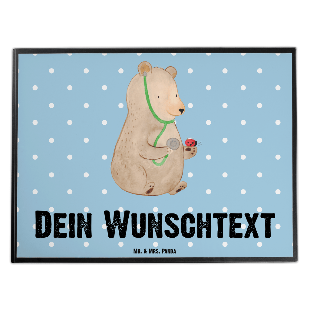 Personalisierte Schreibtischunterlage Bär Arzt Personalisierte Schreibunterlage, Personalisierte Schreibtischauflage, Personalisierte Schreibtisch Unterlagen, Schreibunterlage mit Namen, Schreibtischauflage  mit Namen, Schreibtisch Unterlagen mit Namen, Selbst gestalten, Namensaufdruck, Namenspersonalisierung, Bär, Teddy, Teddybär, Arzt, Ärztin, Doktor, Professor, Doktorin, Professorin