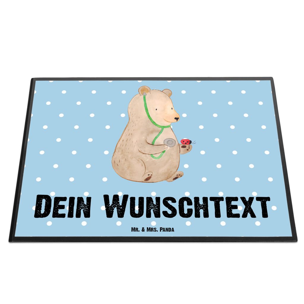 Personalisierte Schreibtischunterlage Bär Arzt Personalisierte Schreibunterlage, Personalisierte Schreibtischauflage, Personalisierte Schreibtisch Unterlagen, Schreibunterlage mit Namen, Schreibtischauflage  mit Namen, Schreibtisch Unterlagen mit Namen, Selbst gestalten, Namensaufdruck, Namenspersonalisierung, Bär, Teddy, Teddybär, Arzt, Ärztin, Doktor, Professor, Doktorin, Professorin