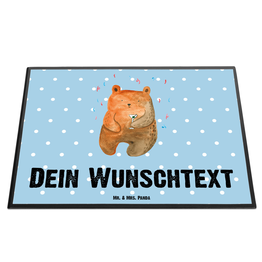 Personalisierte Schreibtischunterlage Bär Party Personalisierte Schreibunterlage, Personalisierte Schreibtischauflage, Personalisierte Schreibtisch Unterlagen, Schreibunterlage mit Namen, Schreibtischauflage  mit Namen, Schreibtisch Unterlagen mit Namen, Selbst gestalten, Namensaufdruck, Namenspersonalisierung, Bär, Teddy, Teddybär, Geburtstag, Geburtstagsgeschenk, Geschenk, Party, Feiern, Abfeiern, Mitbringsel, Gute Laune, Lustig