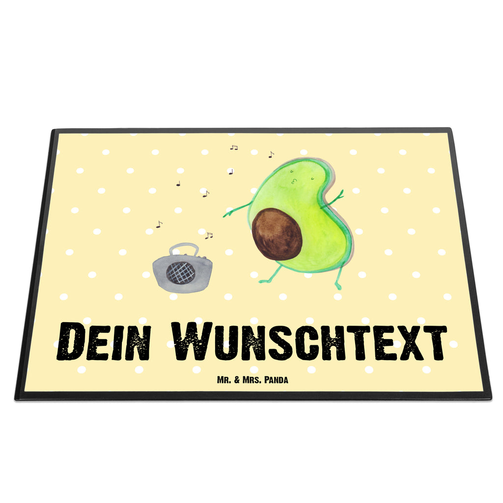 Personalisierte Schreibtischunterlage Avocado tanzt Personalisierte Schreibunterlage, Personalisierte Schreibtischauflage, Personalisierte Schreibtisch Unterlagen, Schreibunterlage mit Namen, Schreibtischauflage  mit Namen, Schreibtisch Unterlagen mit Namen, Selbst gestalten, Namensaufdruck, Namenspersonalisierung, Avocado, Veggie, Vegan, Gesund