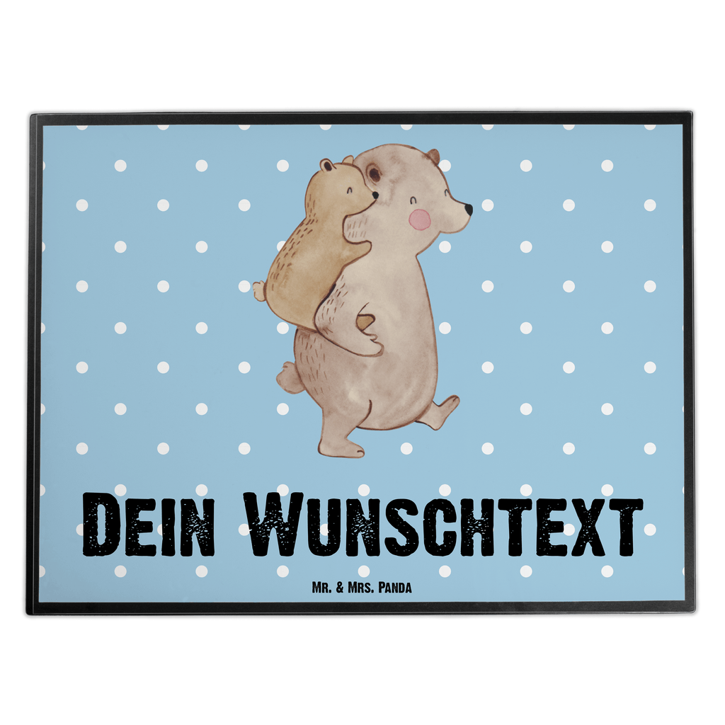 Personalisierte Schreibtischunterlage Papa Bär Personalisierte Schreibunterlage, Personalisierte Schreibtischauflage, Personalisierte Schreibtisch Unterlagen, Schreibunterlage mit Namen, Schreibtischauflage  mit Namen, Schreibtisch Unterlagen mit Namen, Selbst gestalten, Namensaufdruck, Namenspersonalisierung, Familie, Vatertag, Muttertag, Bruder, Schwester, Mama, Papa, Oma, Opa, Geschenk, Vater, Papi, Vati, Onkel, Geburtstag