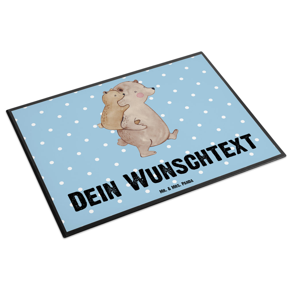 Personalisierte Schreibtischunterlage Papa Bär Personalisierte Schreibunterlage, Personalisierte Schreibtischauflage, Personalisierte Schreibtisch Unterlagen, Schreibunterlage mit Namen, Schreibtischauflage  mit Namen, Schreibtisch Unterlagen mit Namen, Selbst gestalten, Namensaufdruck, Namenspersonalisierung, Familie, Vatertag, Muttertag, Bruder, Schwester, Mama, Papa, Oma, Opa, Geschenk, Vater, Papi, Vati, Onkel, Geburtstag