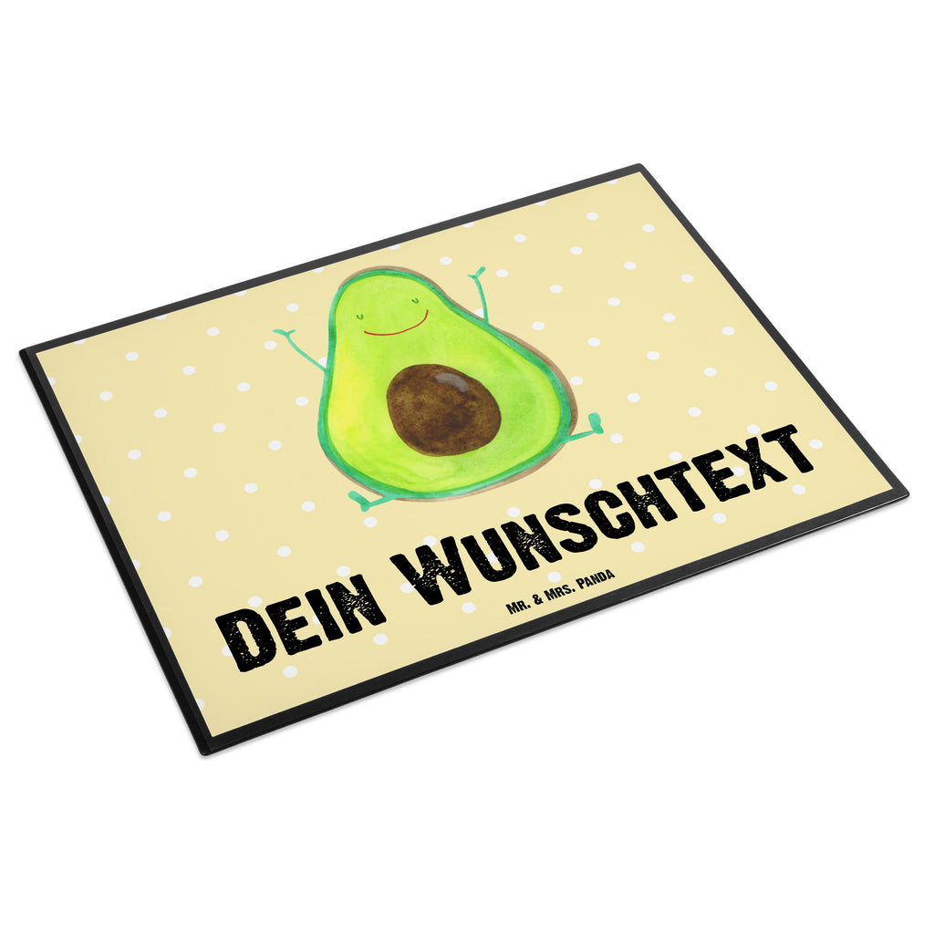 Personalisierte Schreibtischunterlage Avocado Happy Personalisierte Schreibunterlage, Personalisierte Schreibtischauflage, Personalisierte Schreibtisch Unterlagen, Schreibunterlage mit Namen, Schreibtischauflage  mit Namen, Schreibtisch Unterlagen mit Namen, Selbst gestalten, Namensaufdruck, Namenspersonalisierung, Avocado, Veggie, Vegan, Gesund, Chaos