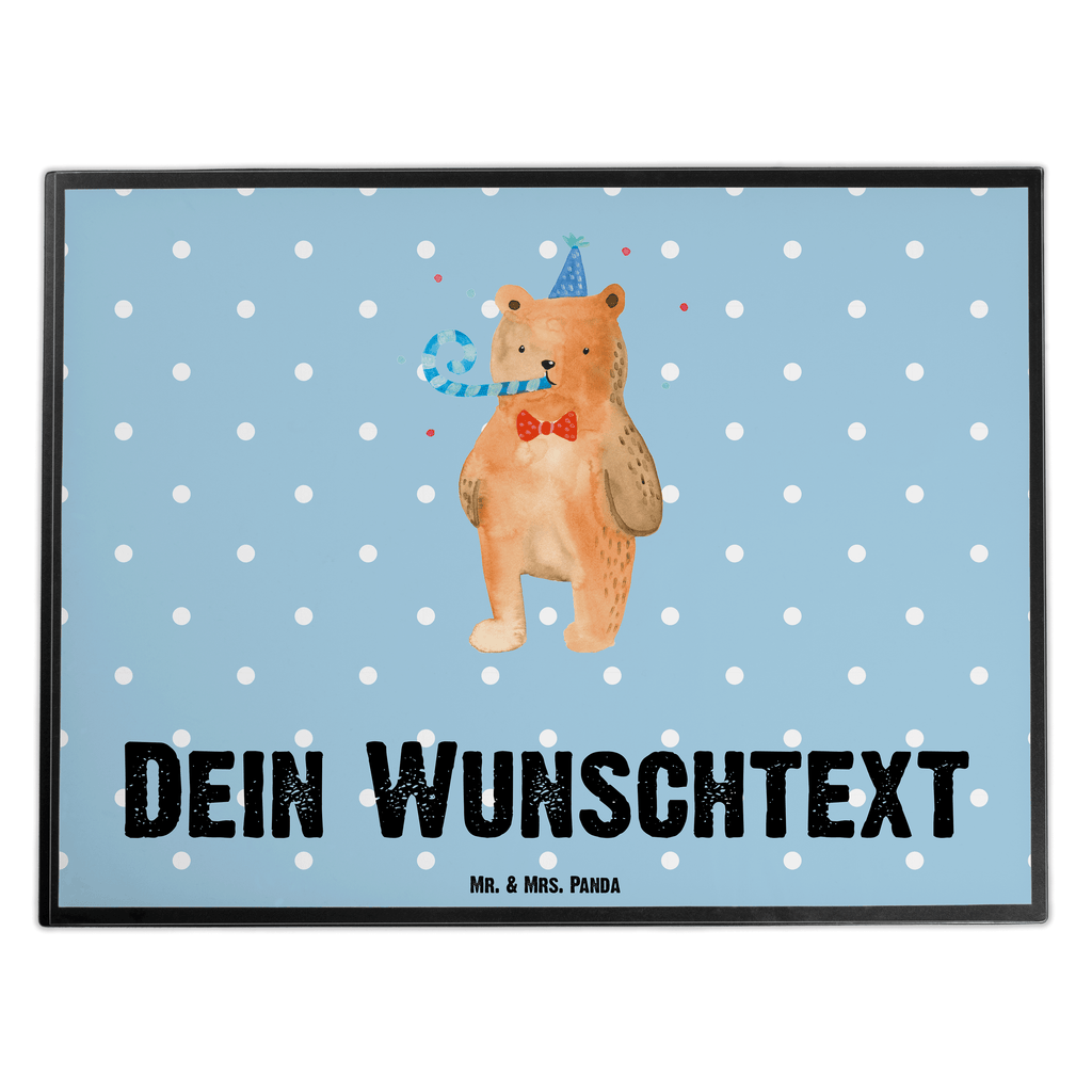 Personalisierte Schreibtischunterlage Birthday Bär Personalisierte Schreibunterlage, Personalisierte Schreibtischauflage, Personalisierte Schreibtisch Unterlagen, Schreibunterlage mit Namen, Schreibtischauflage  mit Namen, Schreibtisch Unterlagen mit Namen, Selbst gestalten, Namensaufdruck, Namenspersonalisierung, Bär, Teddy, Teddybär, Happy Birthday, Alles Gute, Glückwunsch, Geburtstag