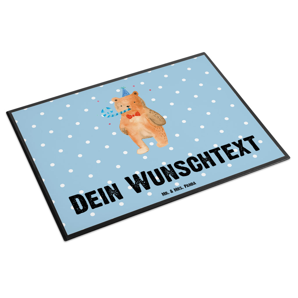 Personalisierte Schreibtischunterlage Birthday Bär Personalisierte Schreibunterlage, Personalisierte Schreibtischauflage, Personalisierte Schreibtisch Unterlagen, Schreibunterlage mit Namen, Schreibtischauflage  mit Namen, Schreibtisch Unterlagen mit Namen, Selbst gestalten, Namensaufdruck, Namenspersonalisierung, Bär, Teddy, Teddybär, Happy Birthday, Alles Gute, Glückwunsch, Geburtstag